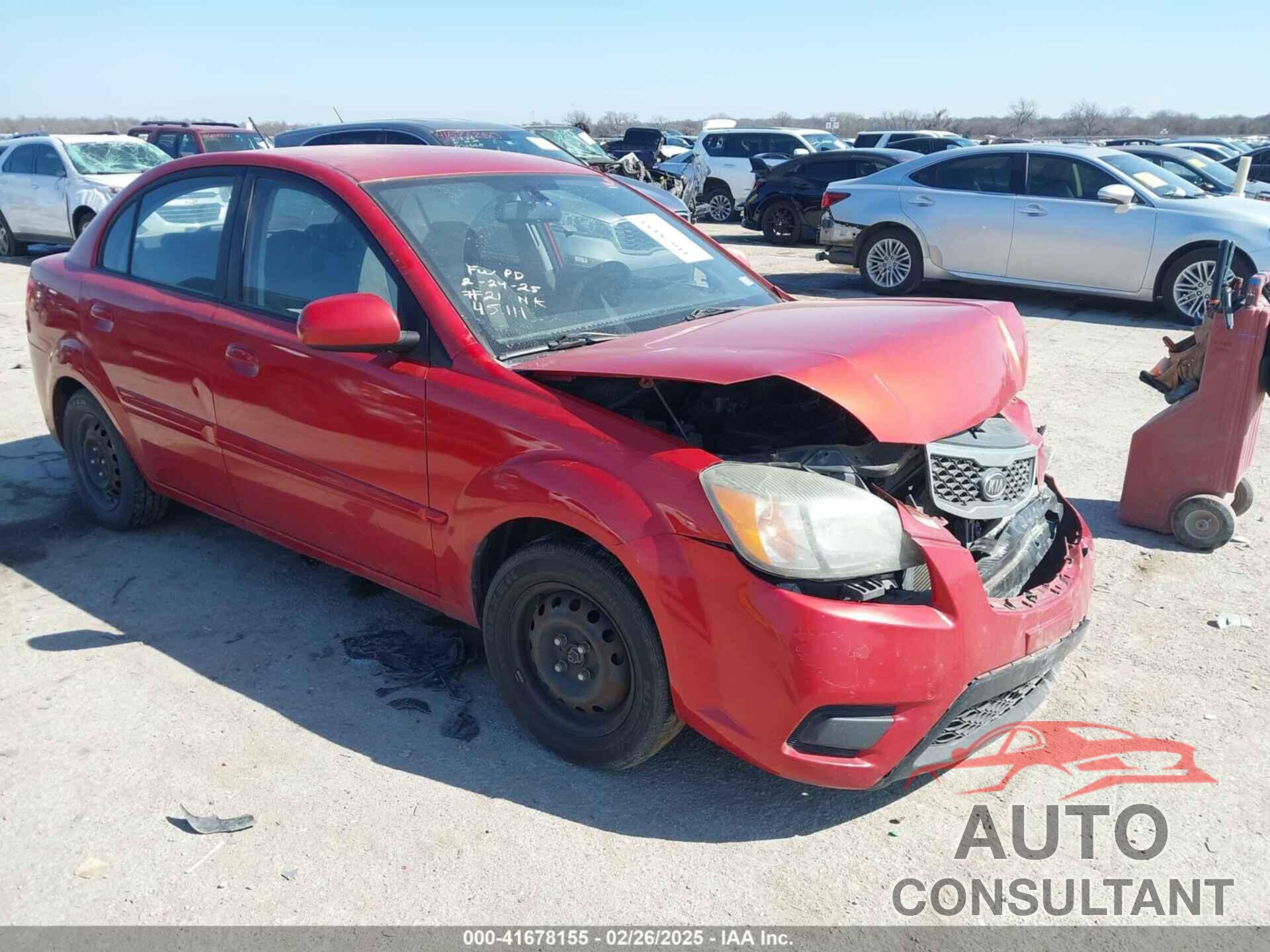 KIA RIO 2011 - KNADH4A34B6848891