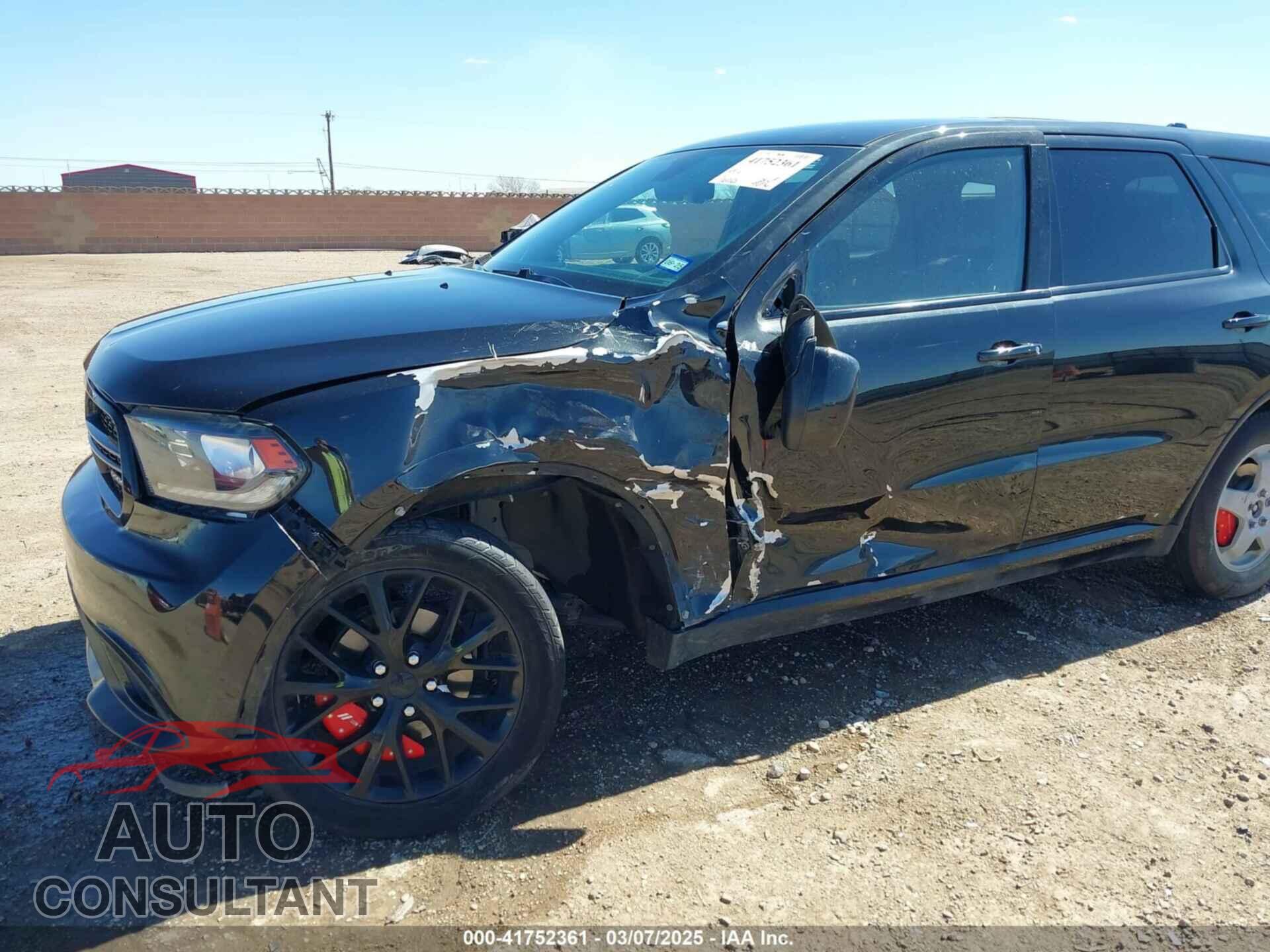 DODGE DURANGO 2016 - 1C4RDHAG9GC394516