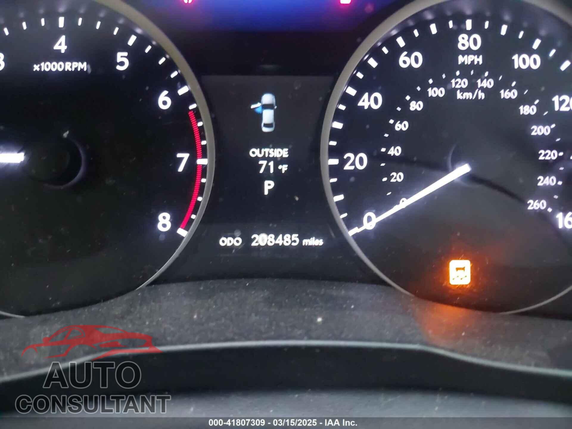 LEXUS ES 350 2013 - JTHBK1GG8D2023594