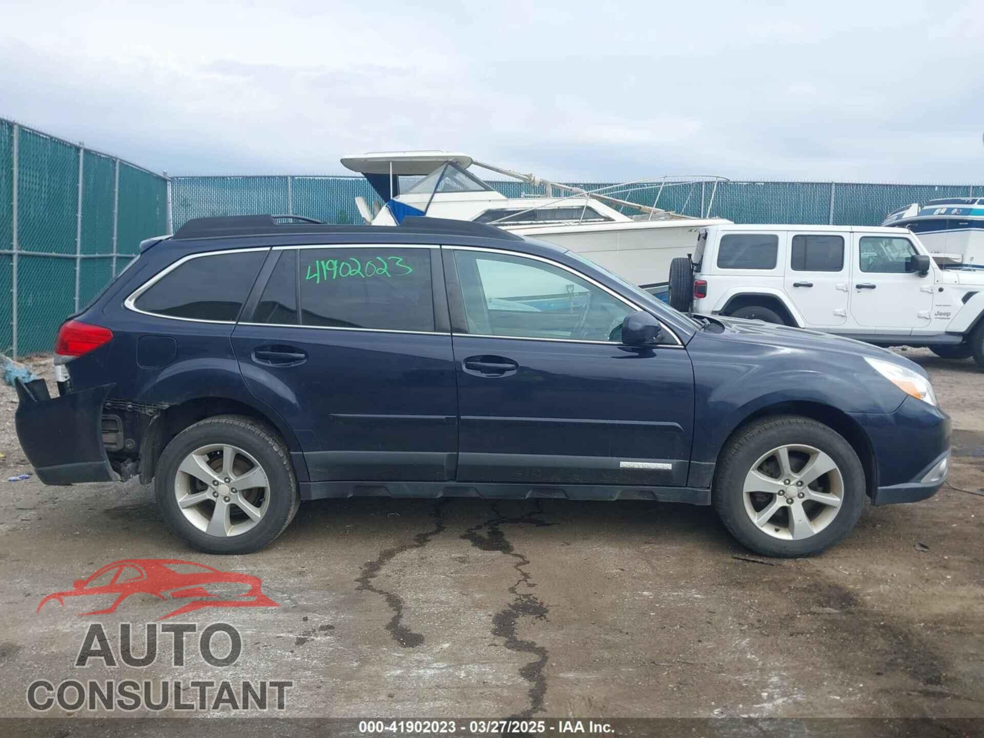 SUBARU OUTBACK 2012 - 4S4BRCCC8C3231183