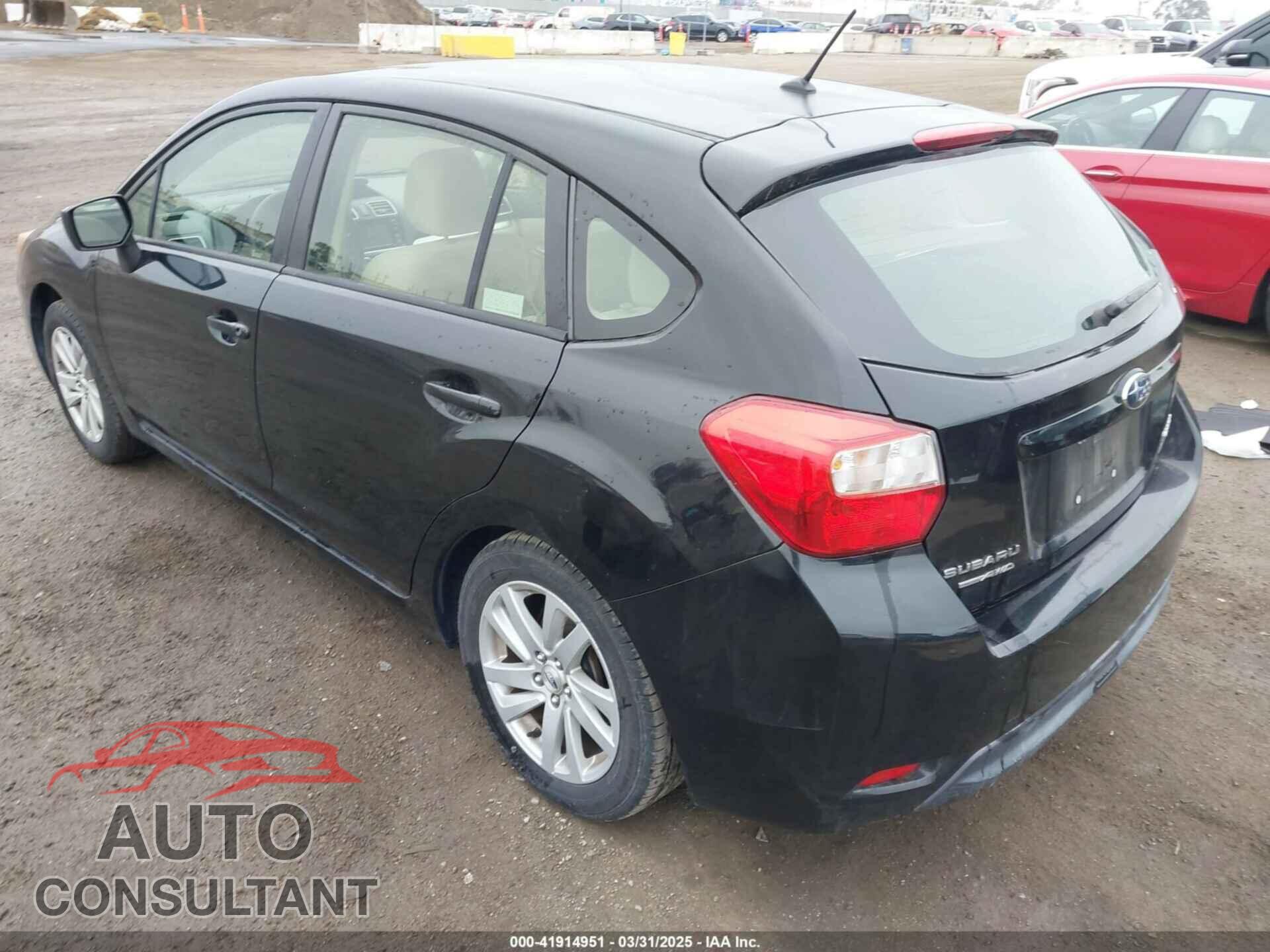 SUBARU IMPREZA 2015 - JF1GPAC68F8250263