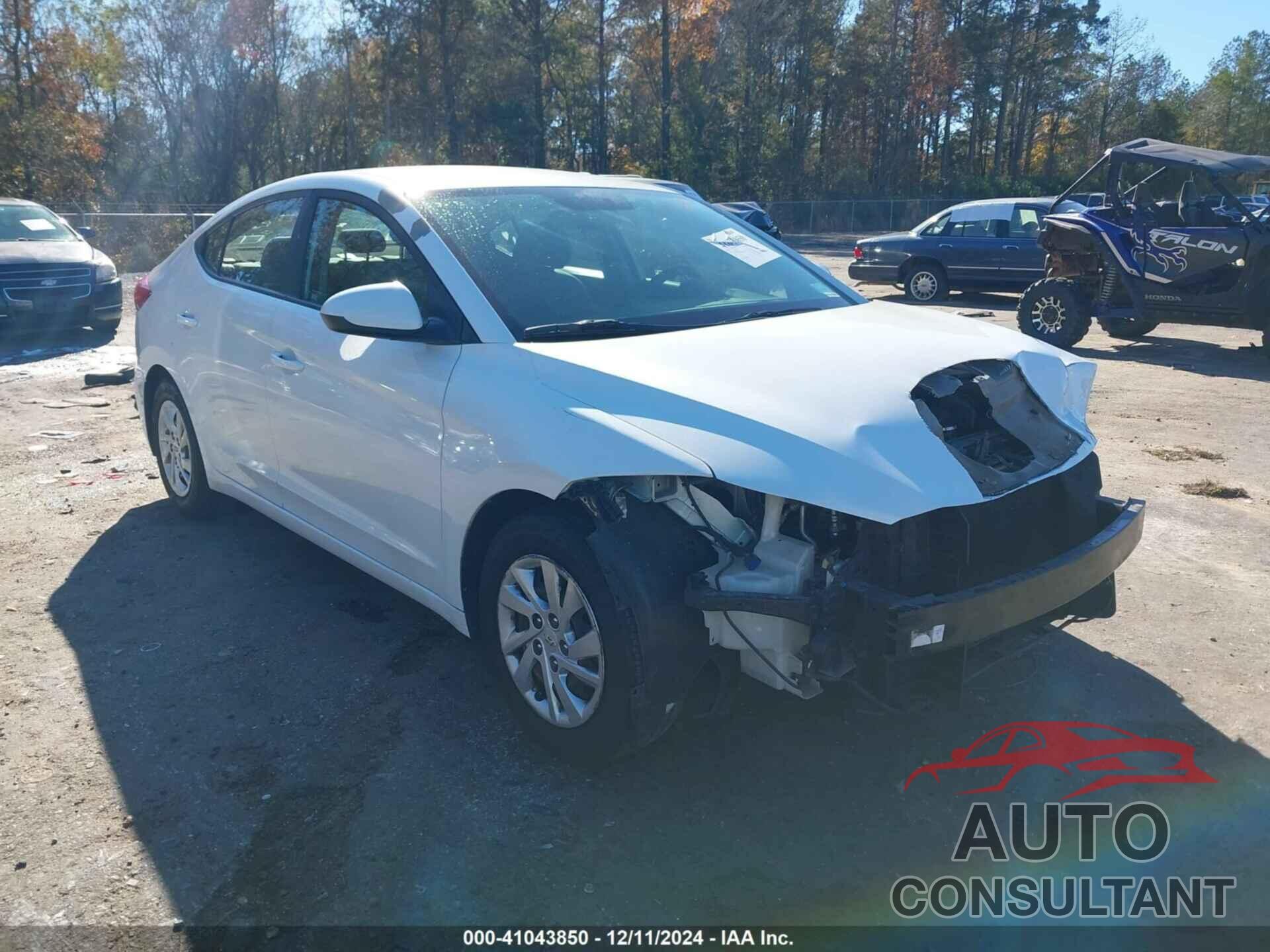 HYUNDAI ELANTRA 2017 - 5NPD74LF5HH211049