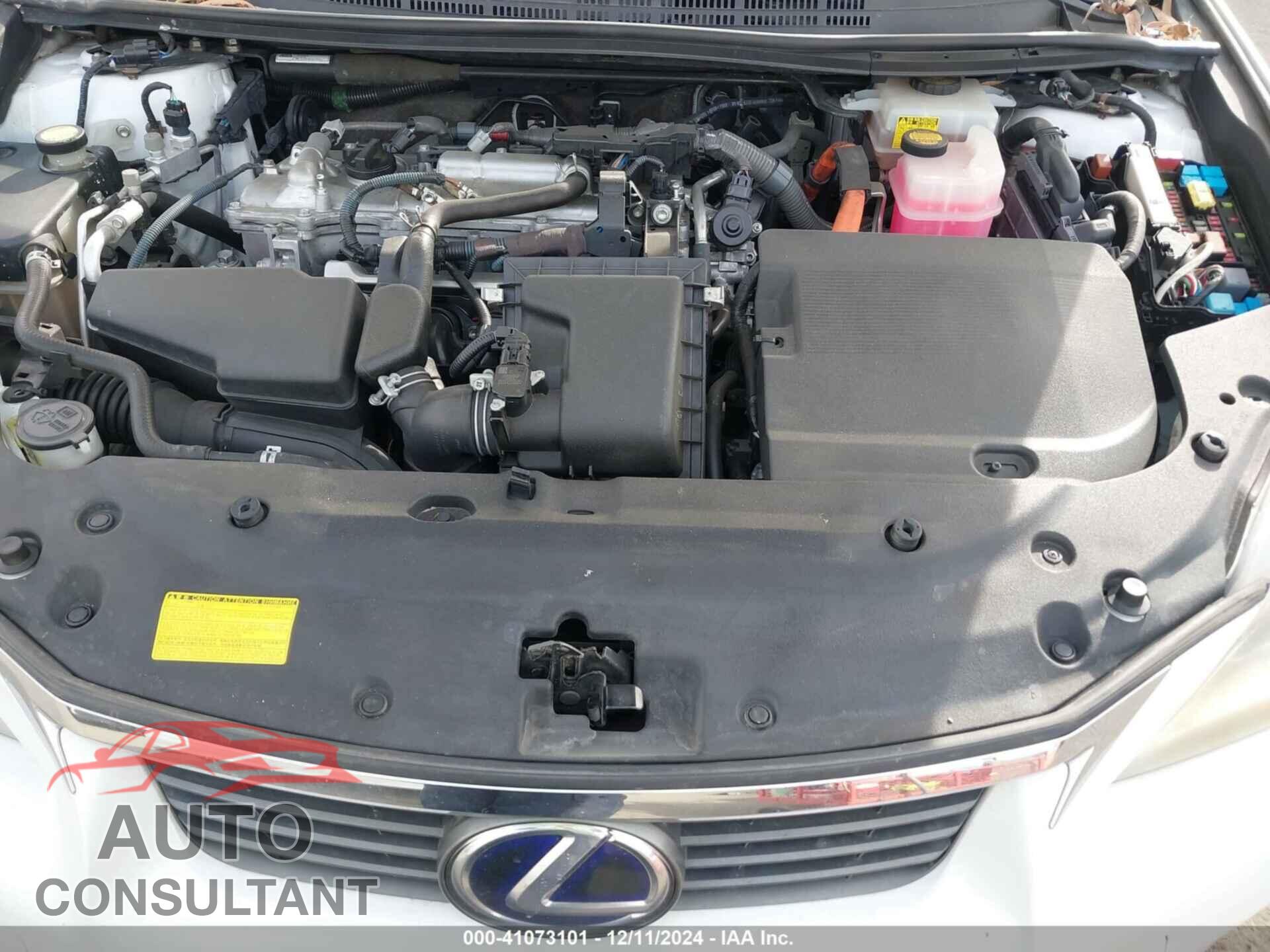 LEXUS CT 200H 2012 - JTHKD5BH6C2054357