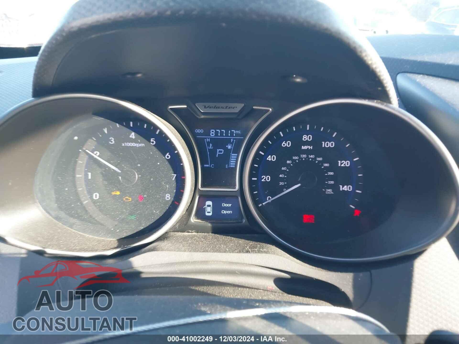 HYUNDAI VELOSTER 2014 - KMHTC6AE6EU191758