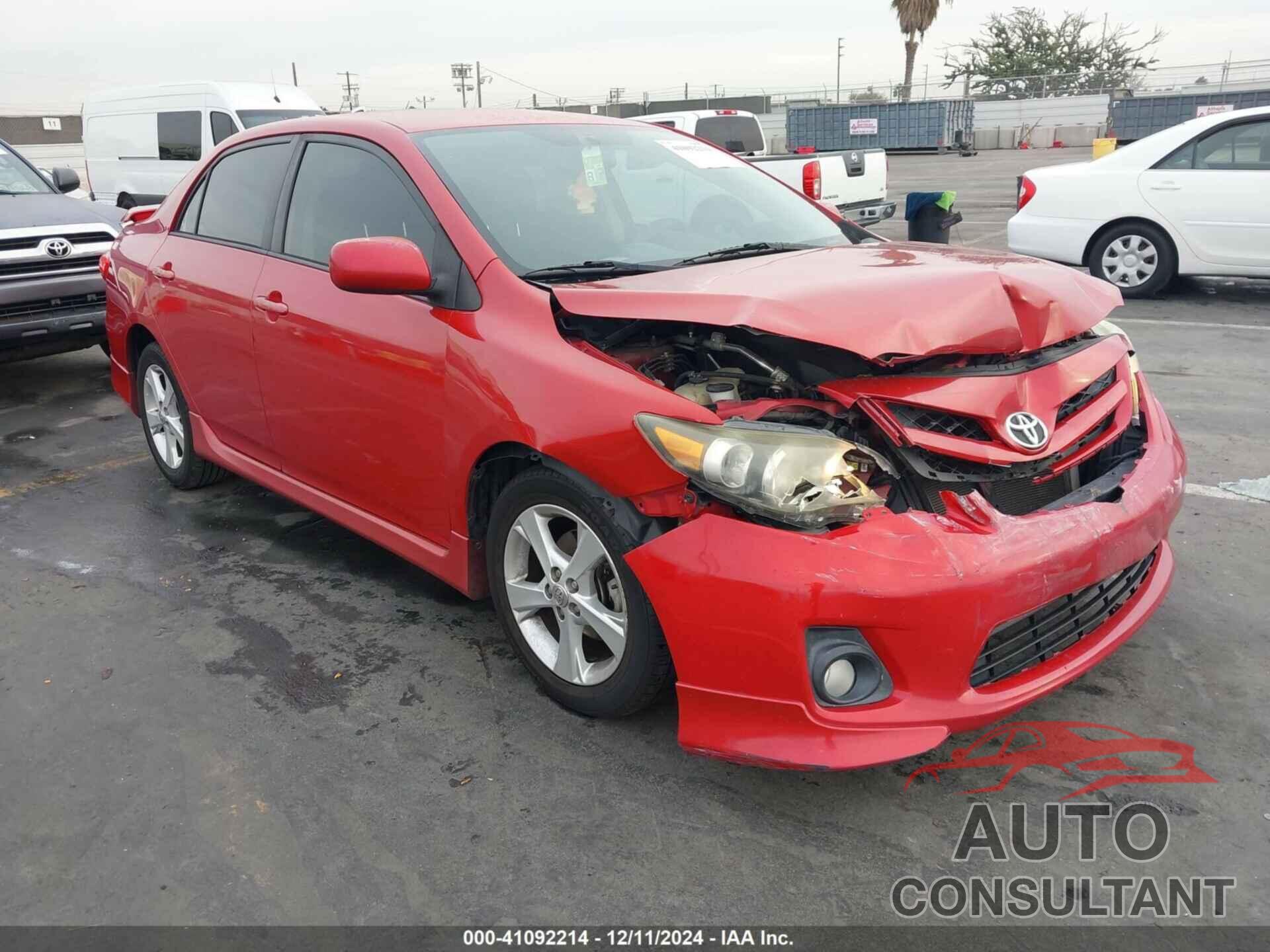 TOYOTA COROLLA 2013 - 5YFBU4EE2DP153757