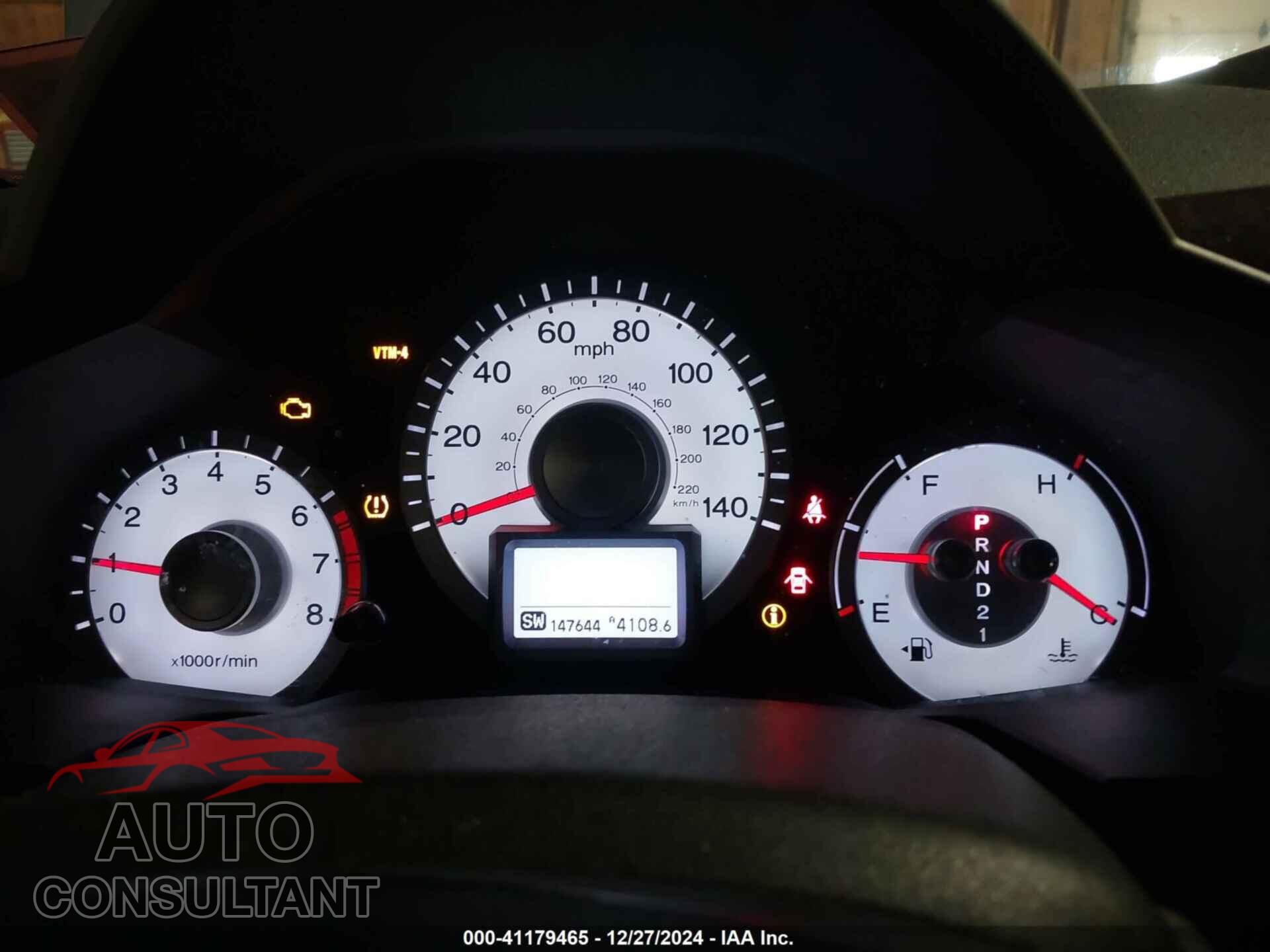 HONDA PILOT 2011 - 5FNYF4H79BB029611