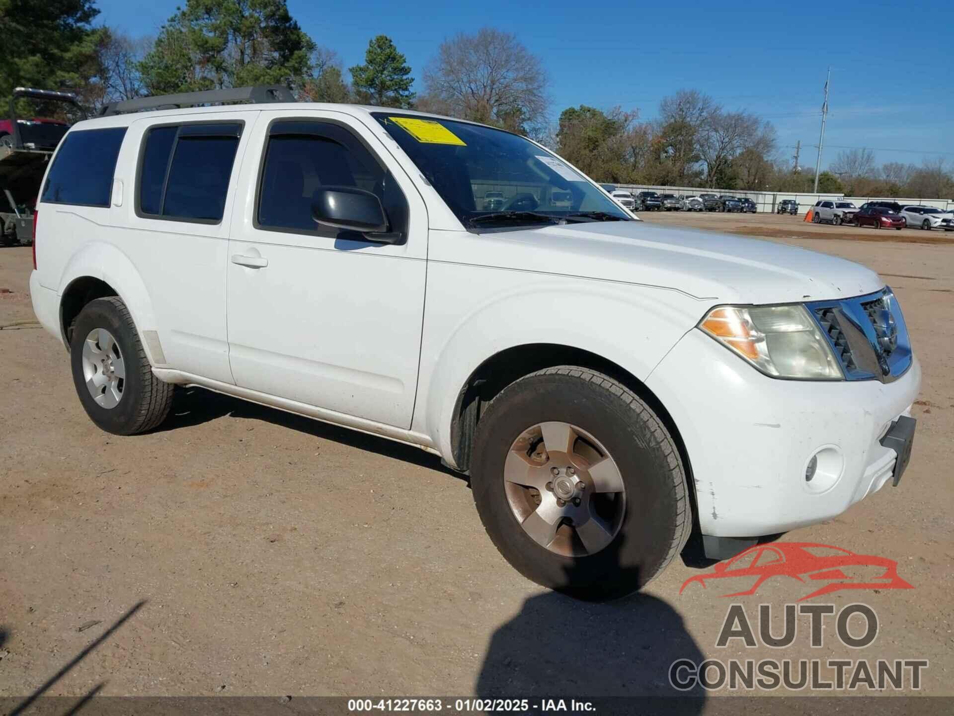 NISSAN PATHFINDER 2010 - 5N1AR1NN2AC602740