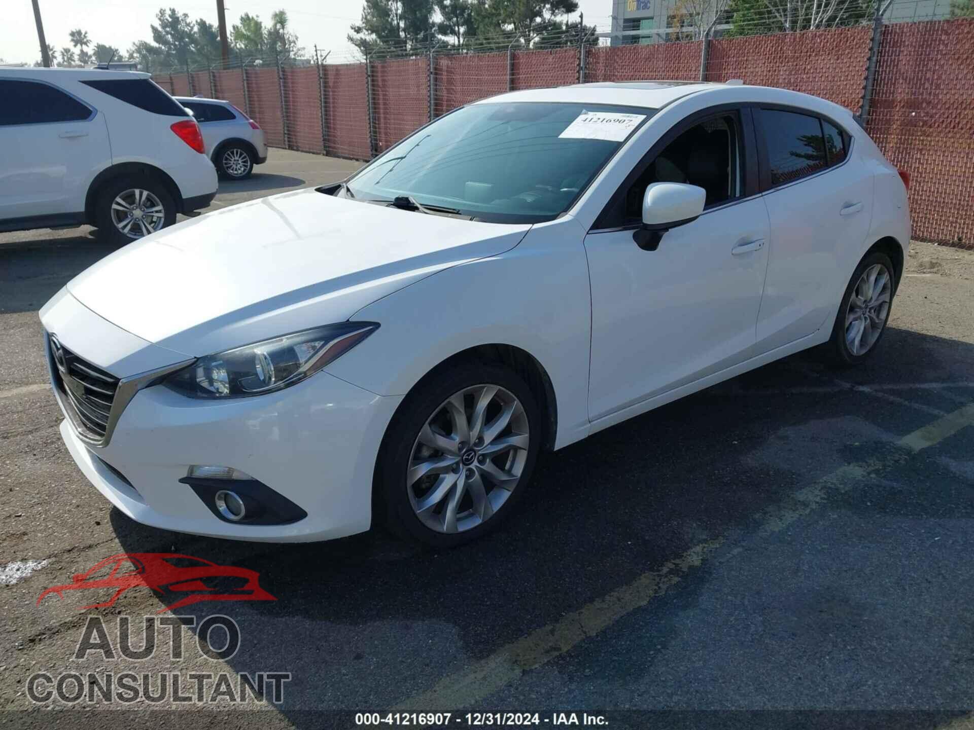 MAZDA MAZDA3 2015 - JM1BM1L31F1262122