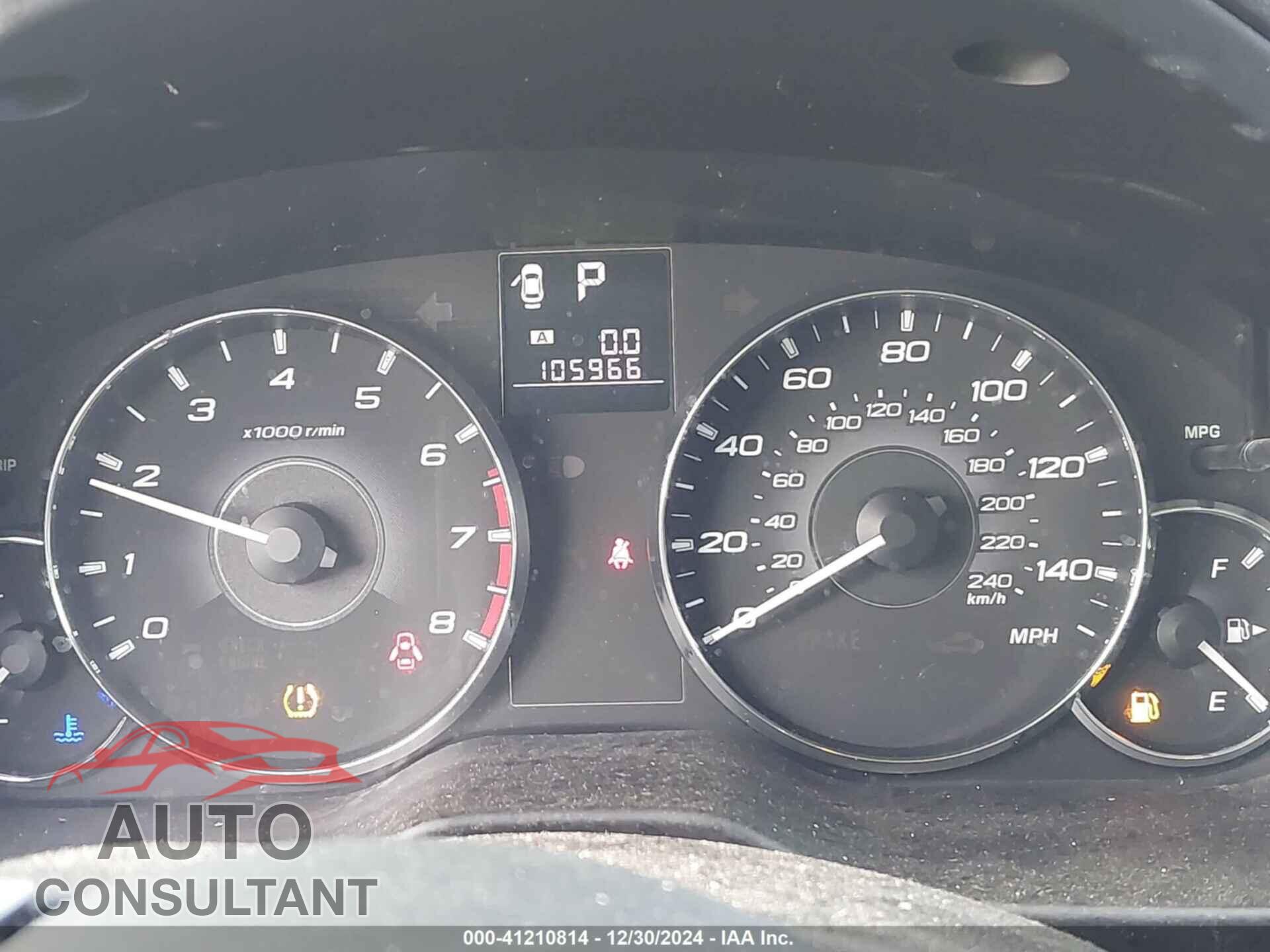 SUBARU OUTBACK 2011 - 4S4BRBCC6B3322915