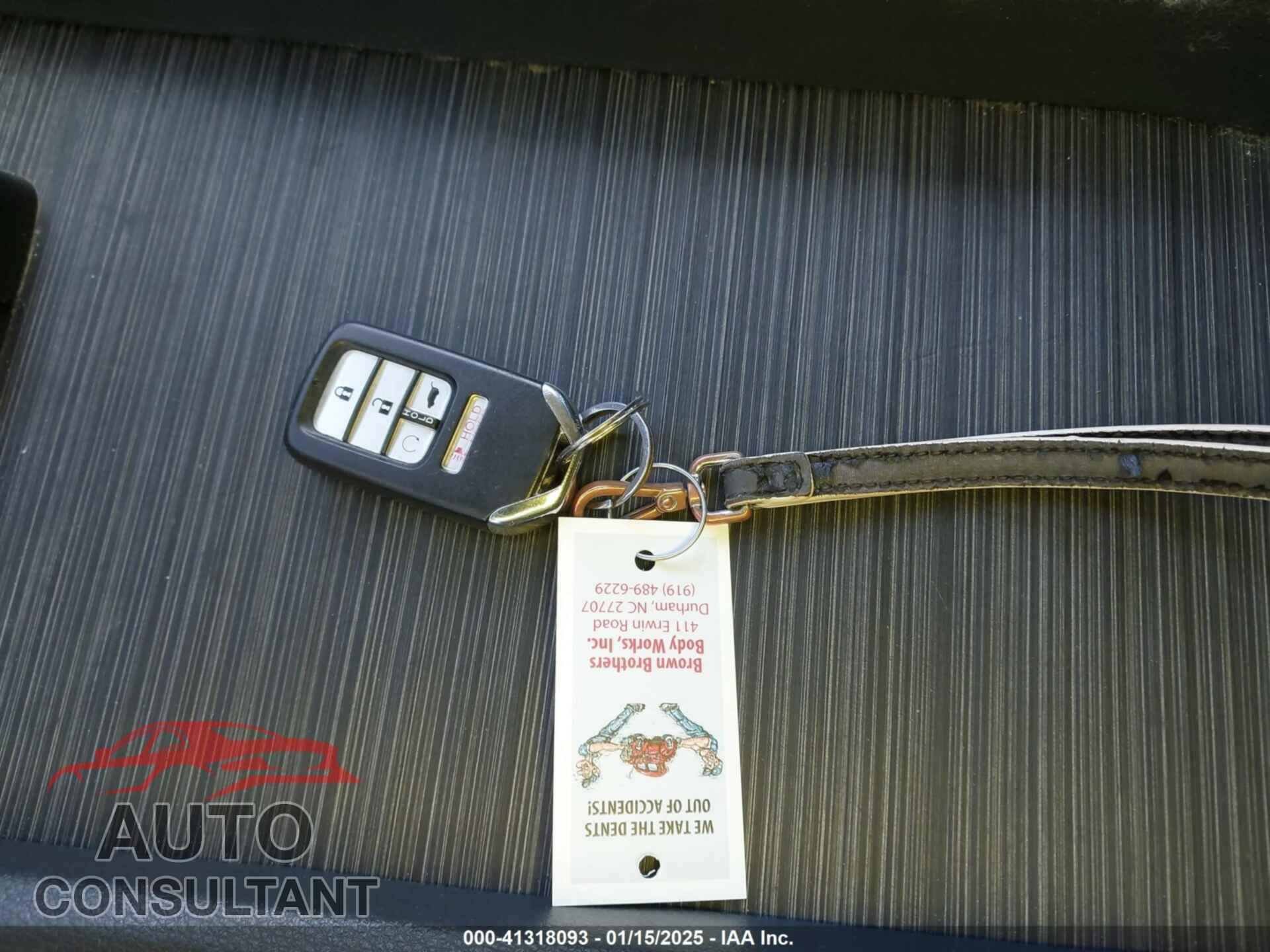 HONDA PILOT 2017 - 5FNYF6H58HB045933