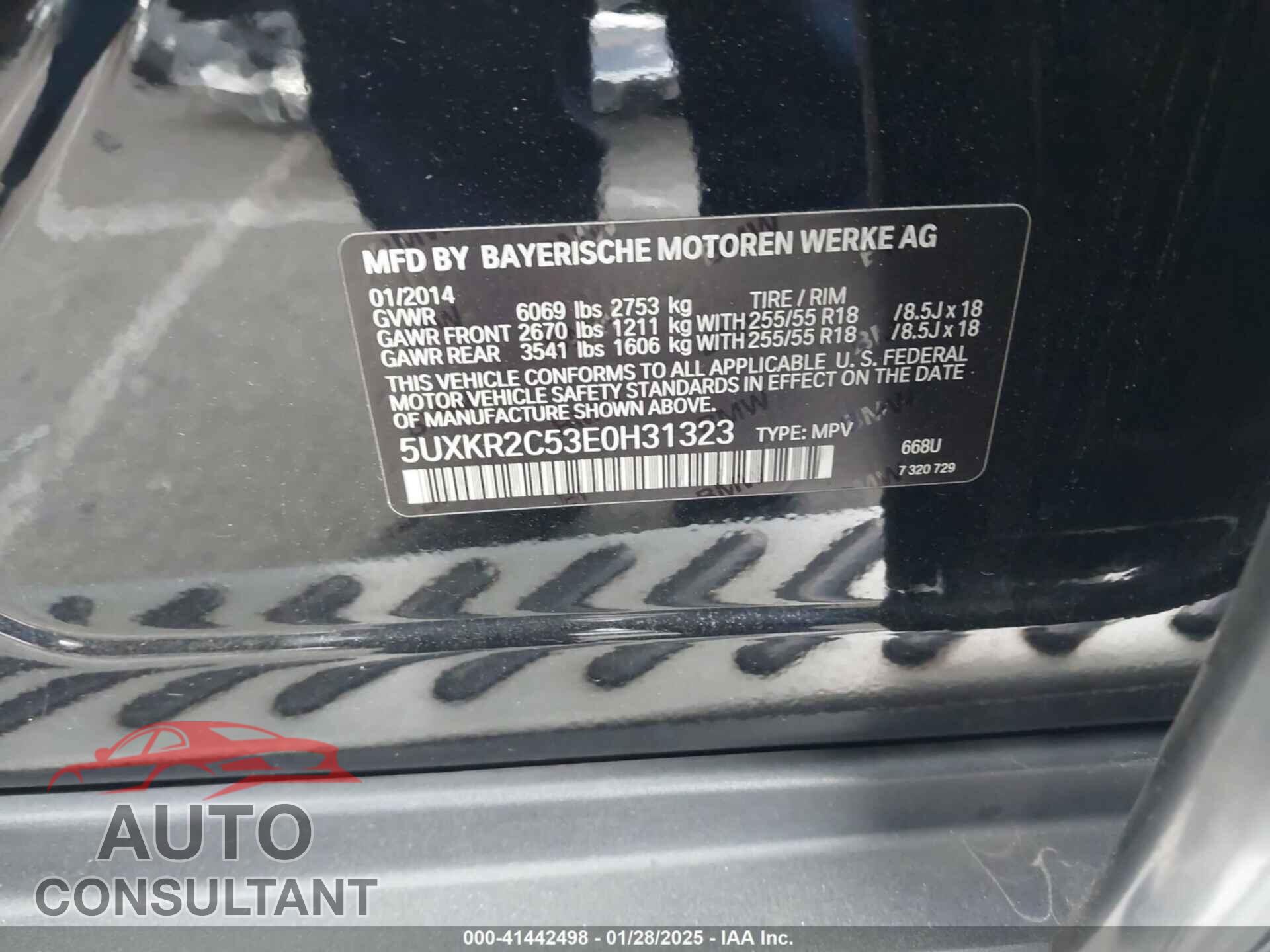 BMW X5 2014 - 5UXKR2C53E0H31323