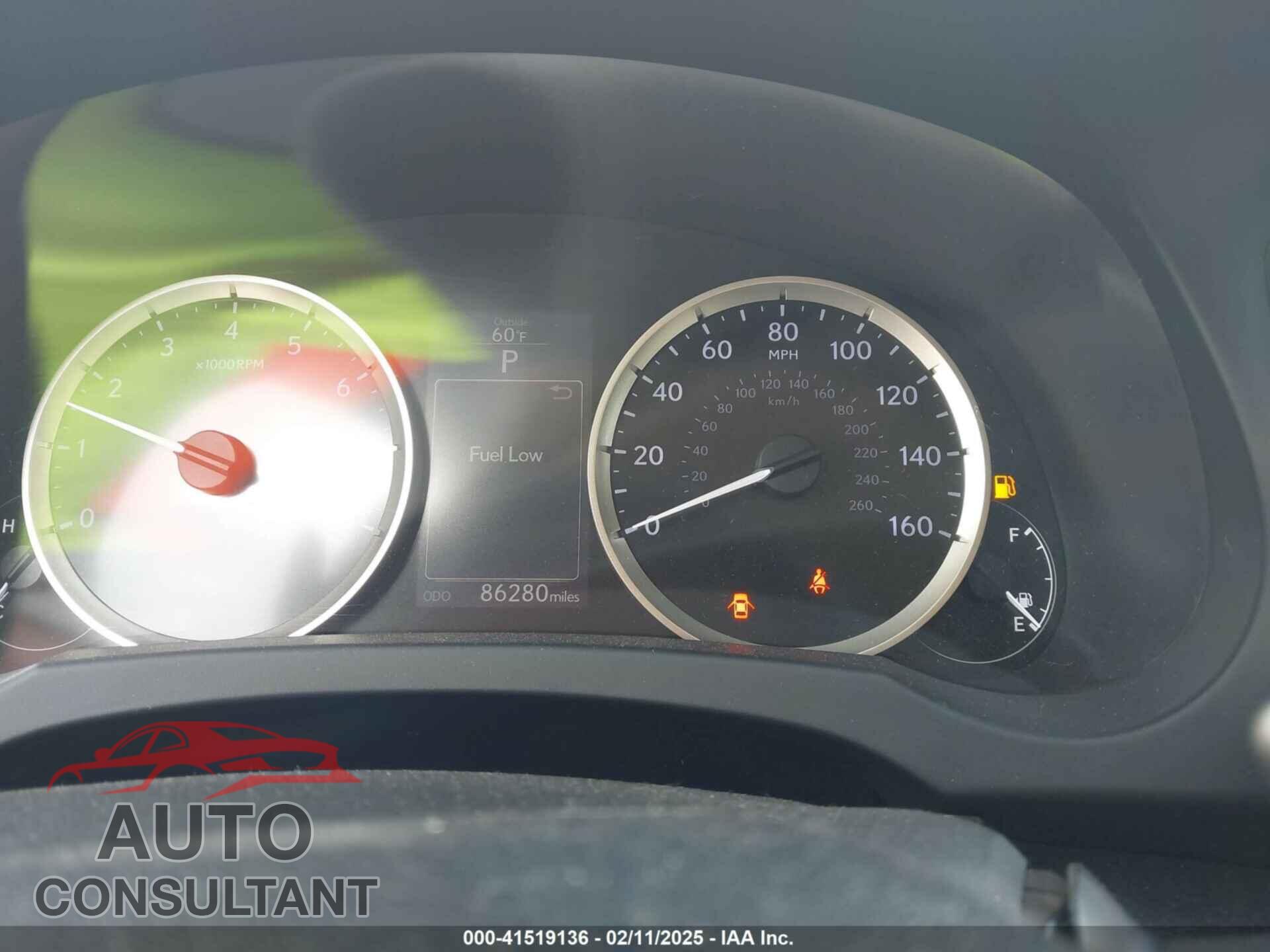 LEXUS IS 250 2015 - JTHBF1D26F5082500