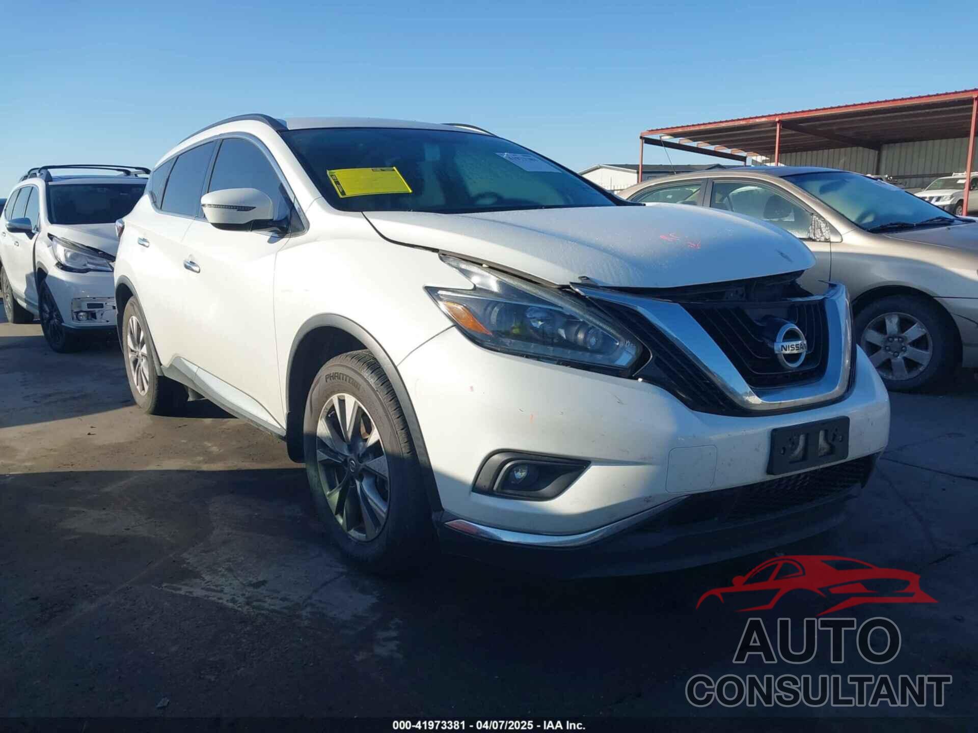 NISSAN MURANO 2018 - 5N1AZ2MGXJN151523