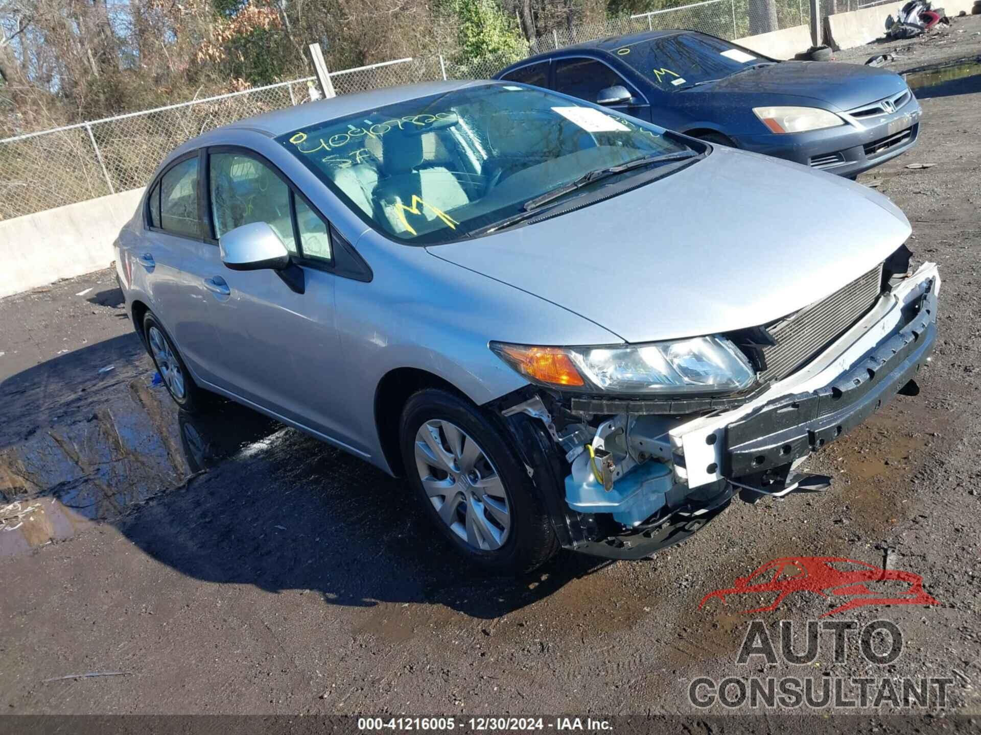 HONDA CIVIC 2012 - 19XFB2F5XCE314611