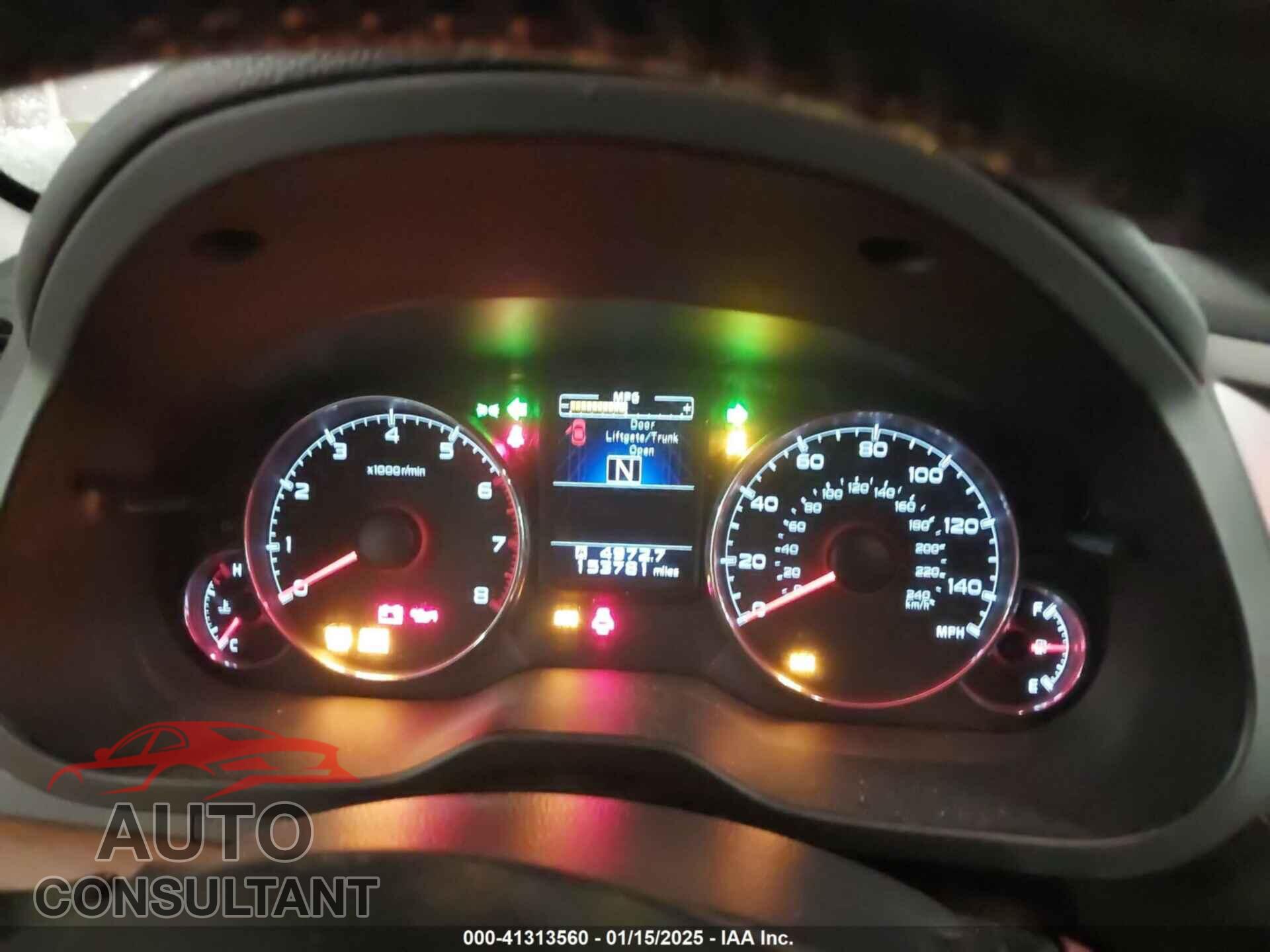 SUBARU OUTBACK 2013 - 4S4BRBJC8D3201633