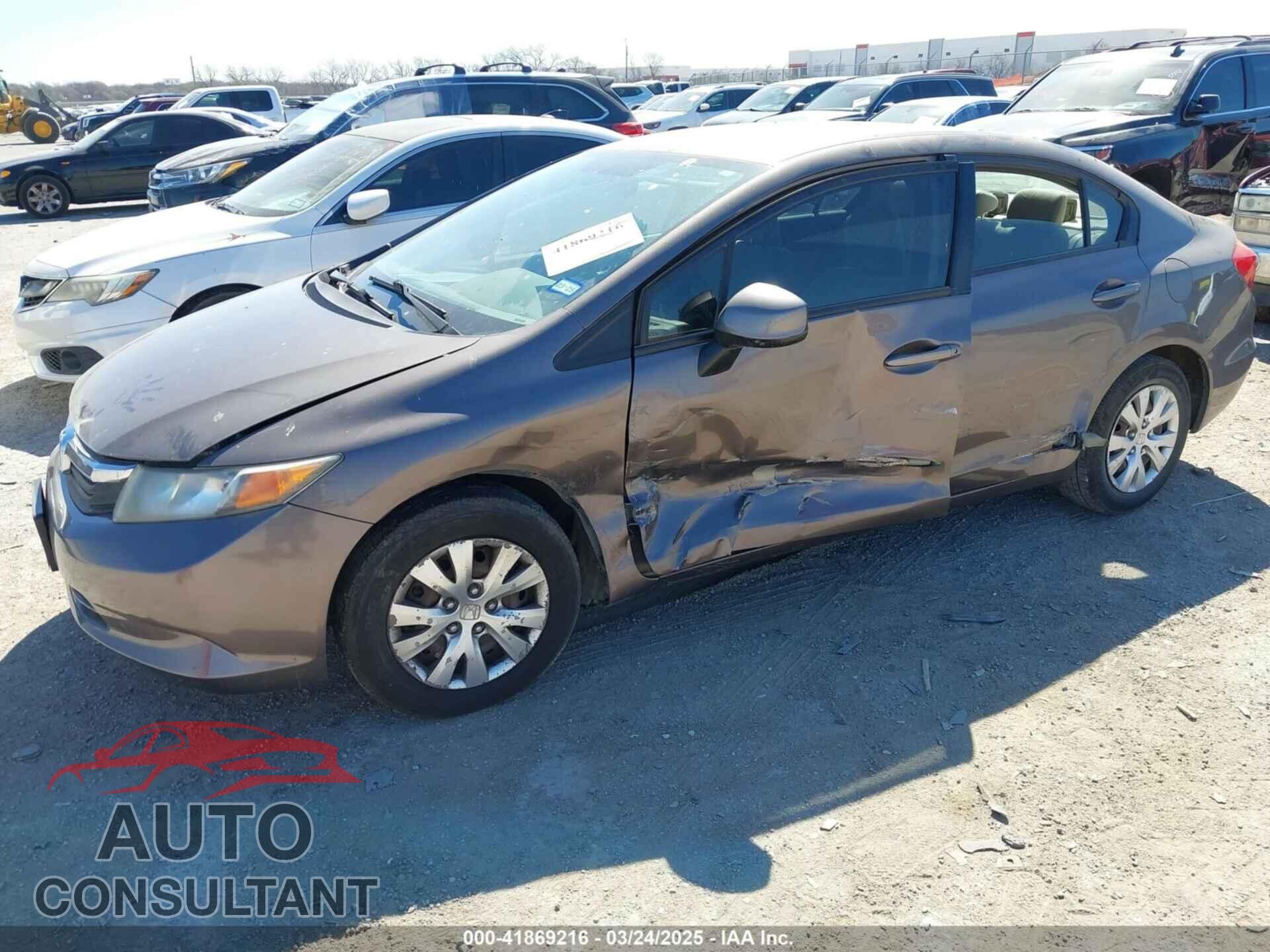 HONDA CIVIC 2012 - 2HGFB2F55CH524541
