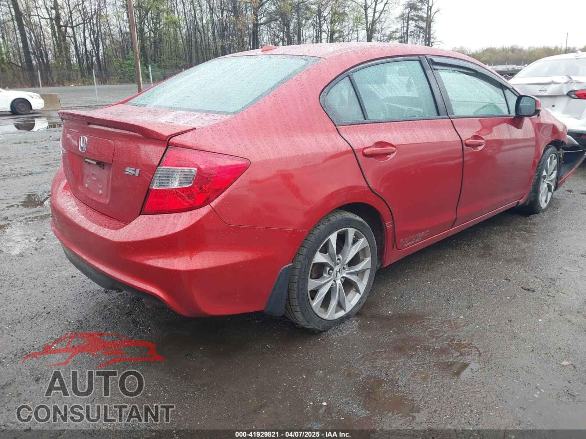 HONDA CIVIC 2012 - 2HGFB6E5XCH704901