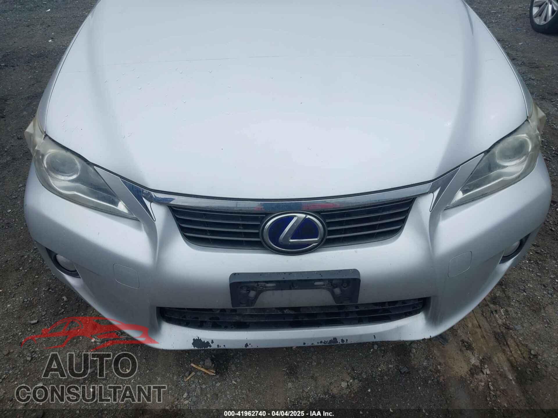 LEXUS CT 200H 2013 - JTHKD5BH1D2151368