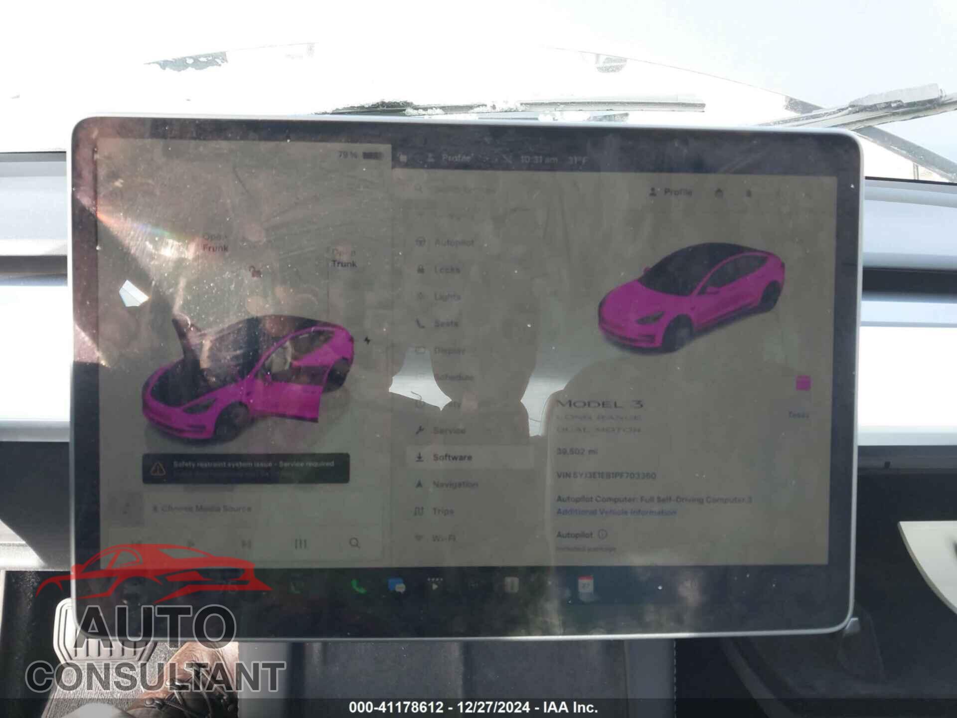 TESLA MODEL 3 2023 - 5YJ3E1EB1PF703360