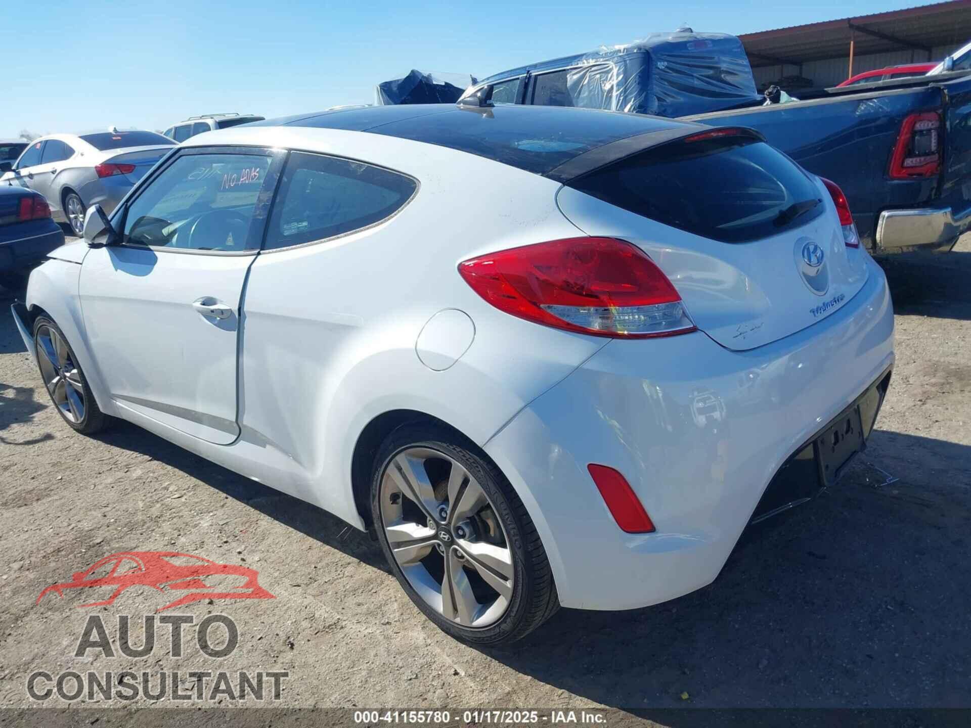 HYUNDAI VELOSTER 2017 - KMHTC6AD9HU321835