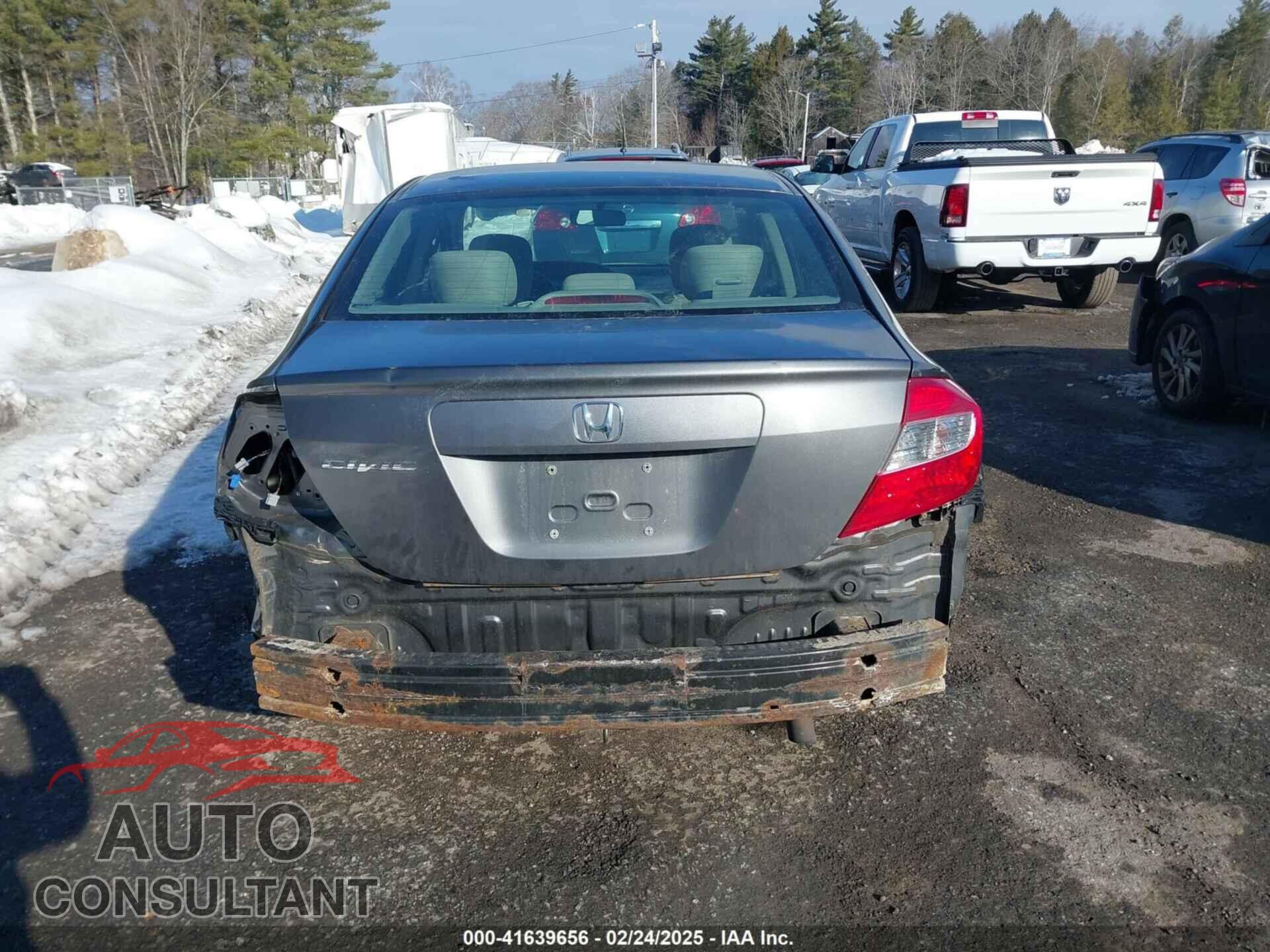 HONDA CIVIC 2012 - 2HGFB2F82CH516035