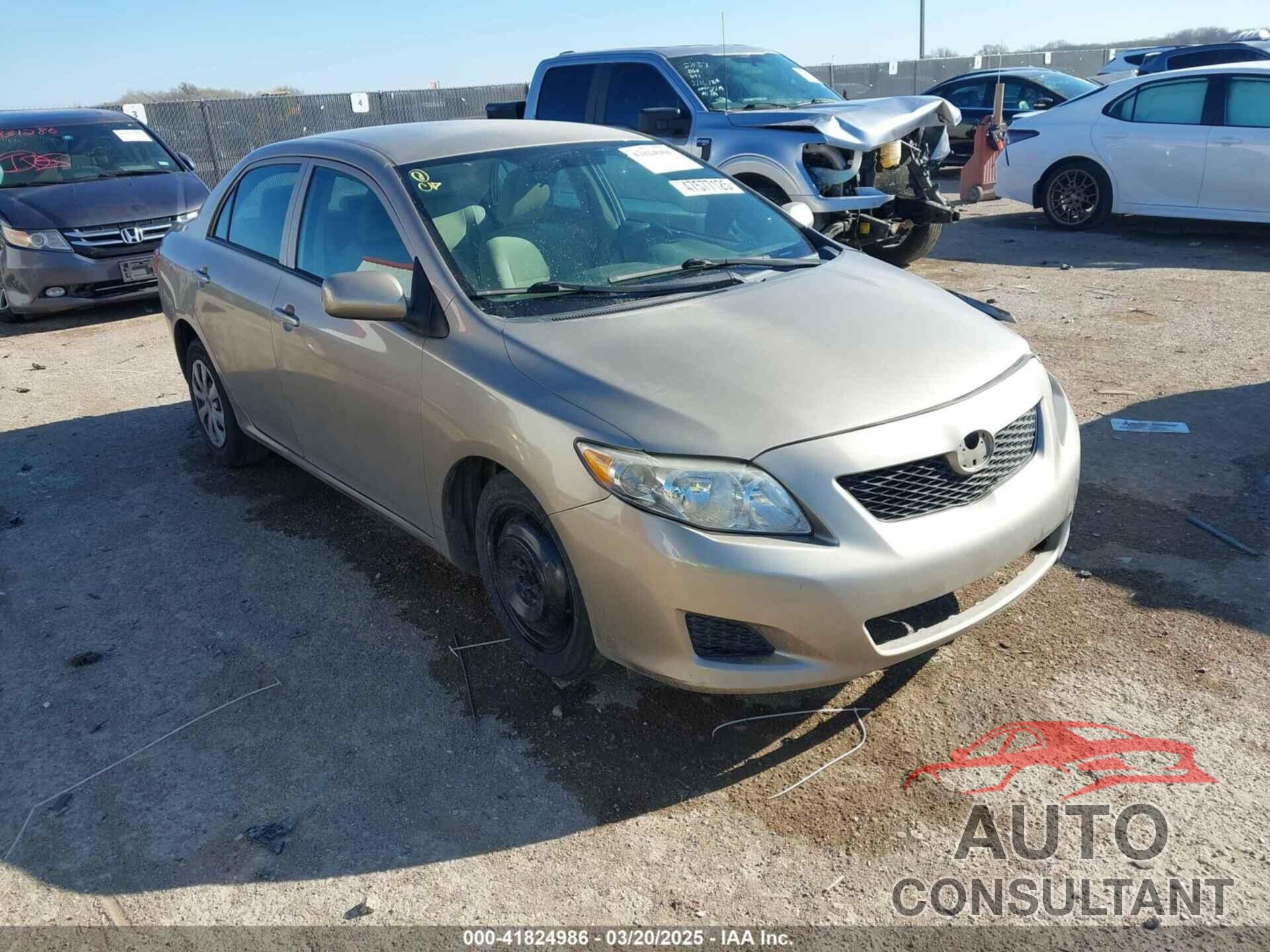TOYOTA COROLLA 2009 - 2T1BU40E59C163293