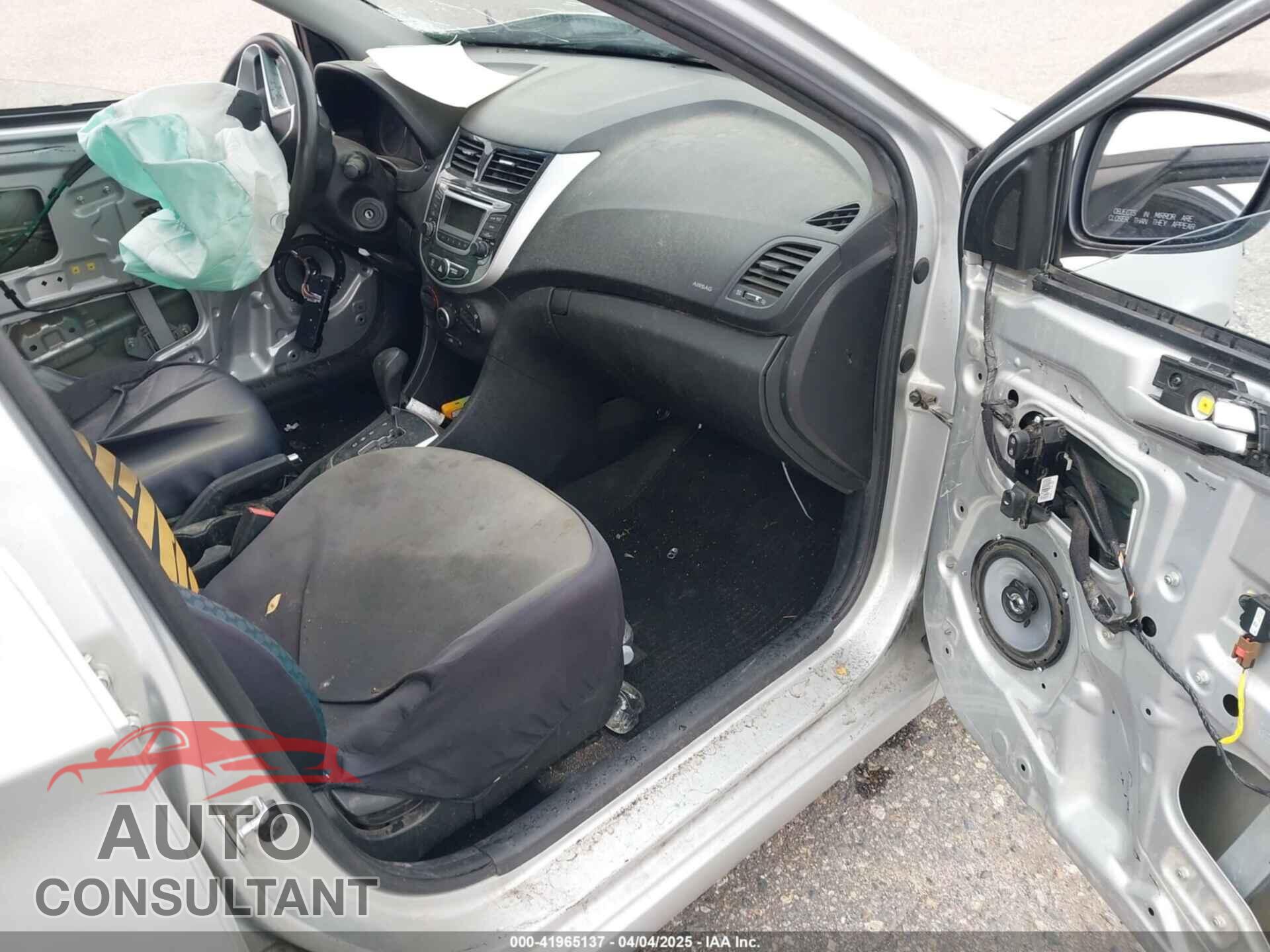 HYUNDAI ACCENT 2013 - KMHCT5AE5DU099226