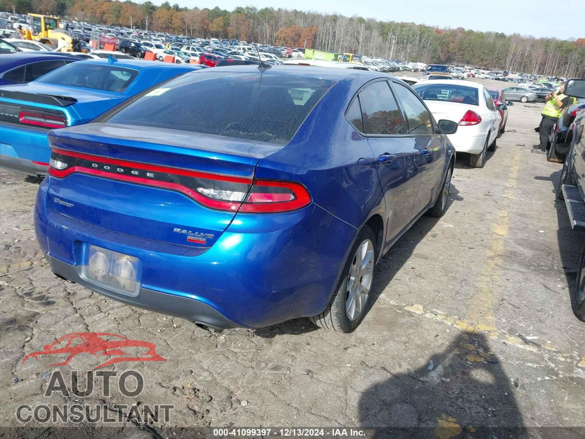 DODGE DART 2013 - 1C3CDFBH4DD134326