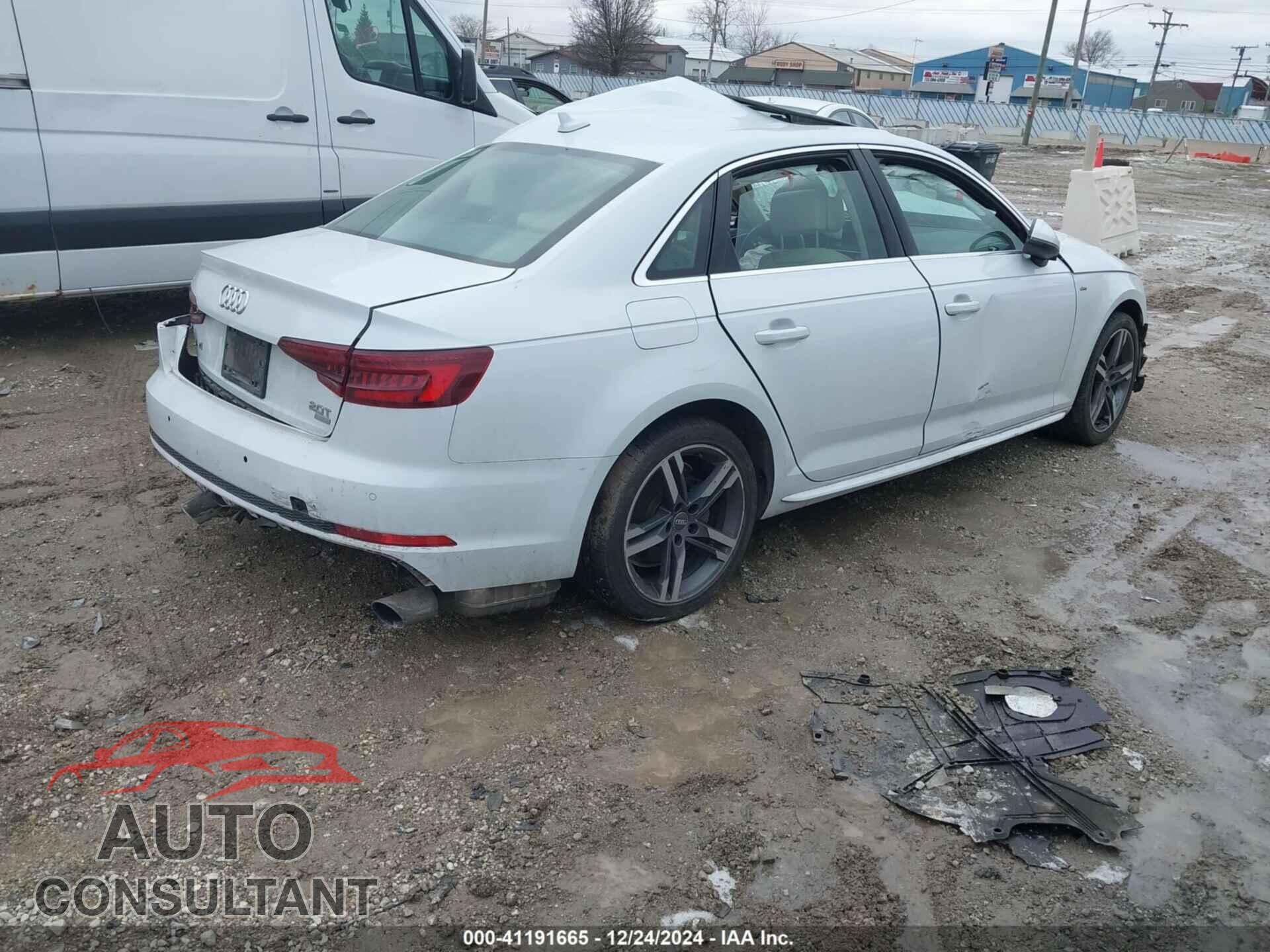AUDI A4 2018 - WAULMAF49JA113858