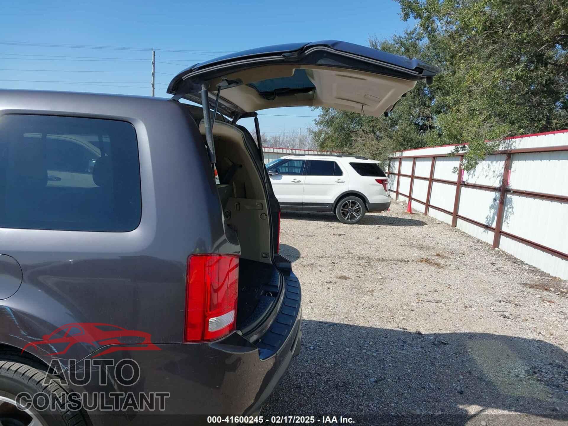 HONDA PILOT 2012 - 5FNYF3H58CB010509