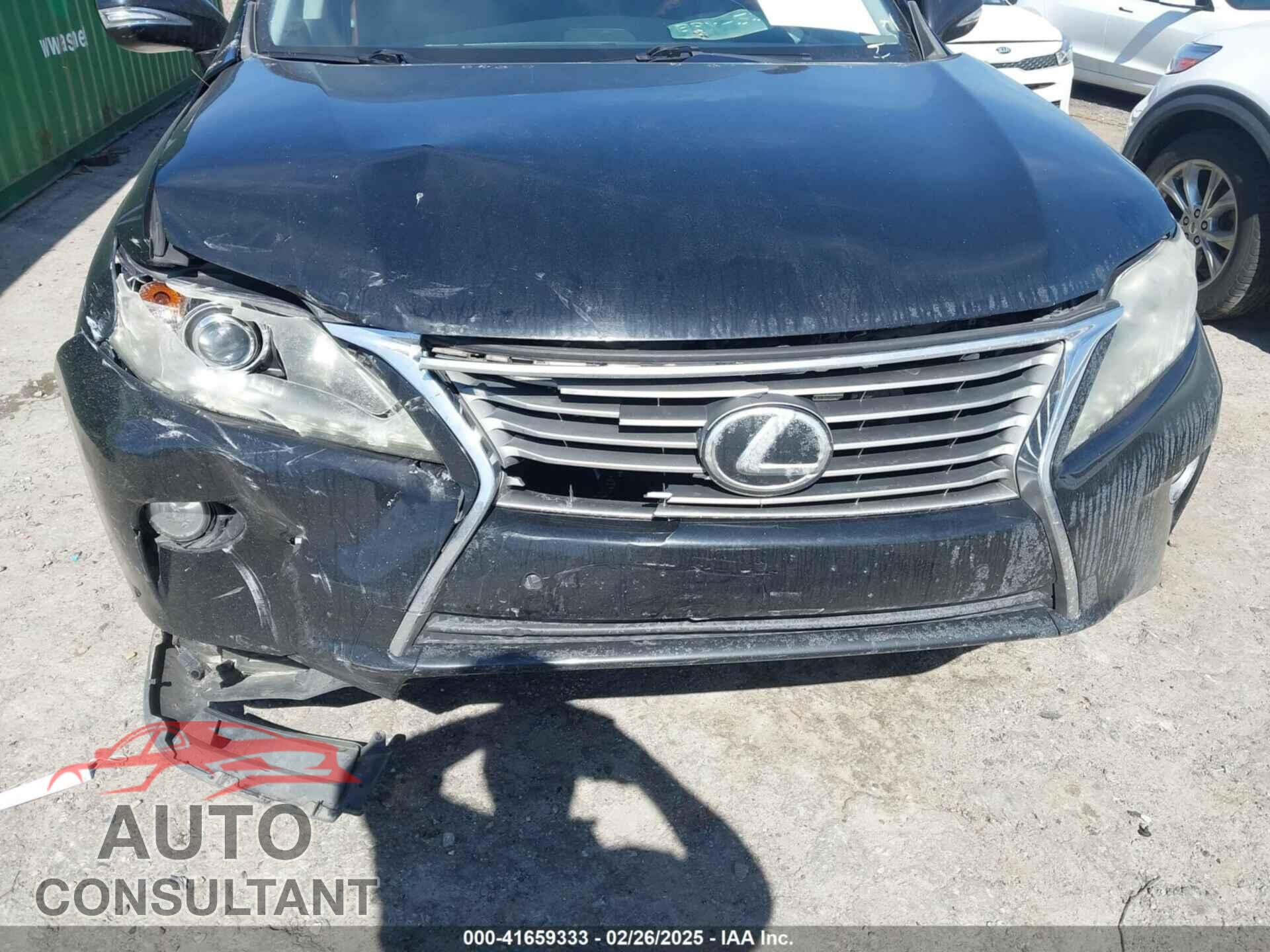 LEXUS RX 350 2013 - 2T2BK1BA9DC205841