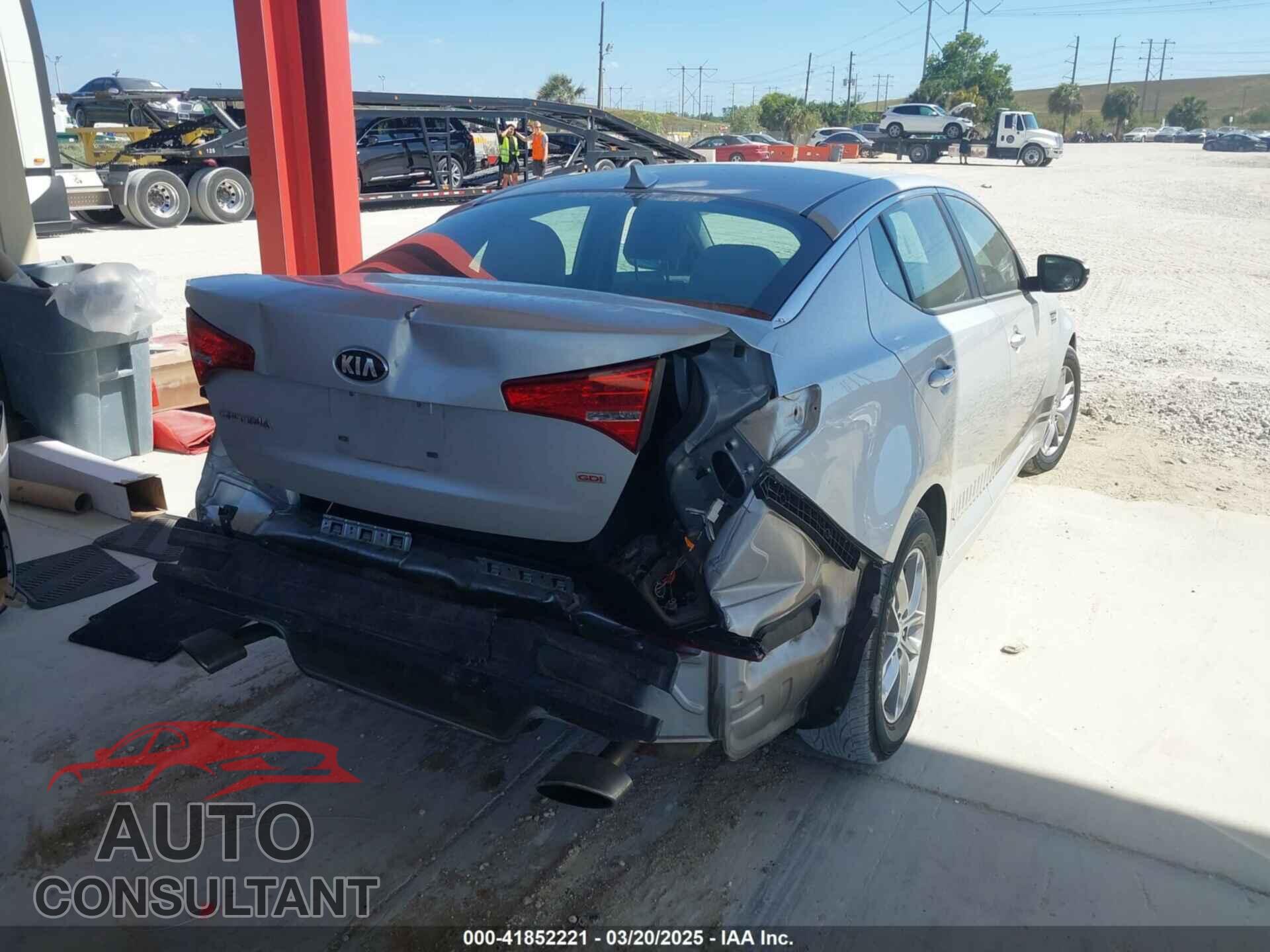 KIA OPTIMA 2013 - KNAGM4A75D5381971