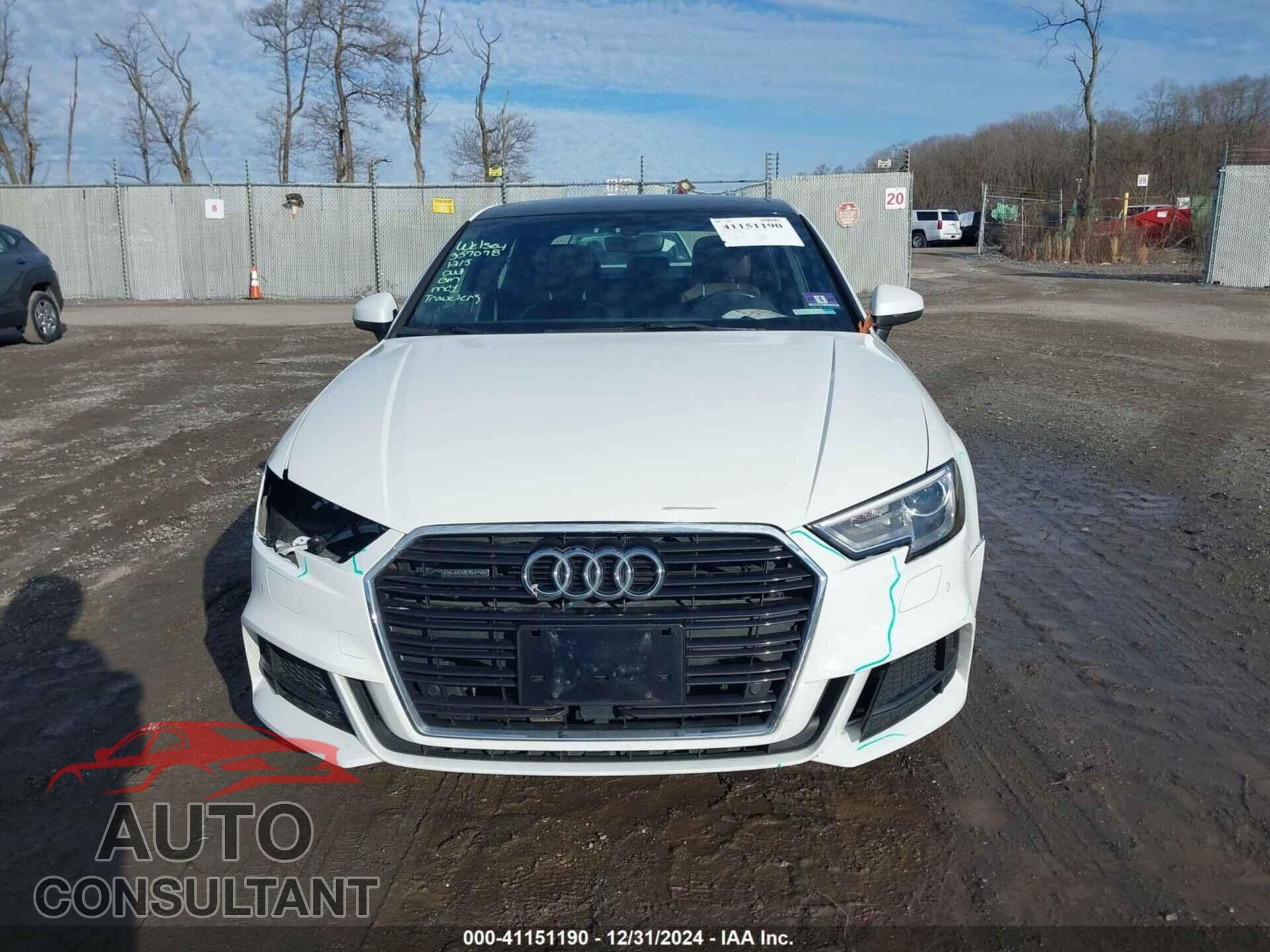 AUDI A3 2017 - WAUJ8GFF7H1034456