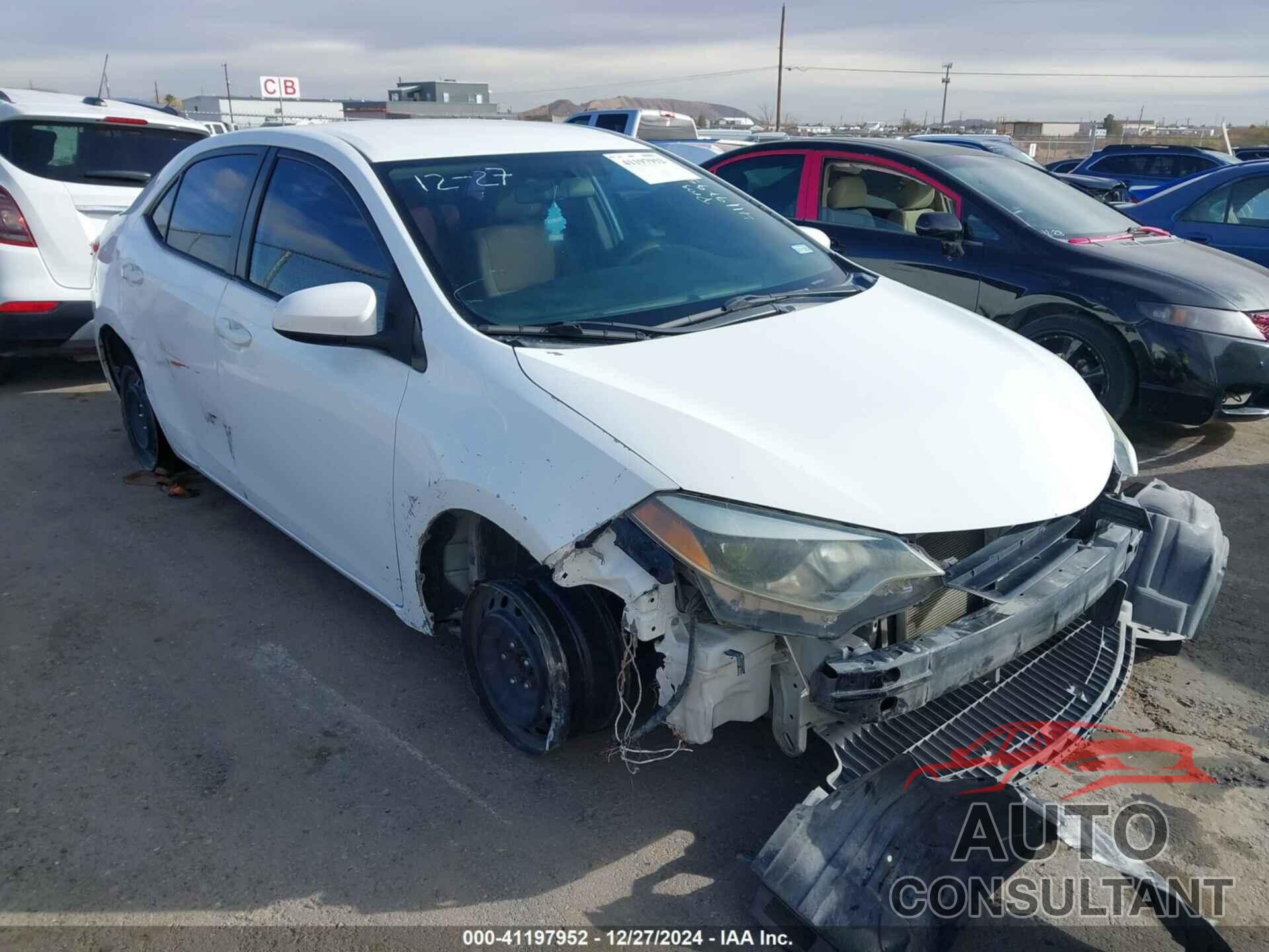 TOYOTA COROLLA 2014 - 5YFBURHE0EP050573