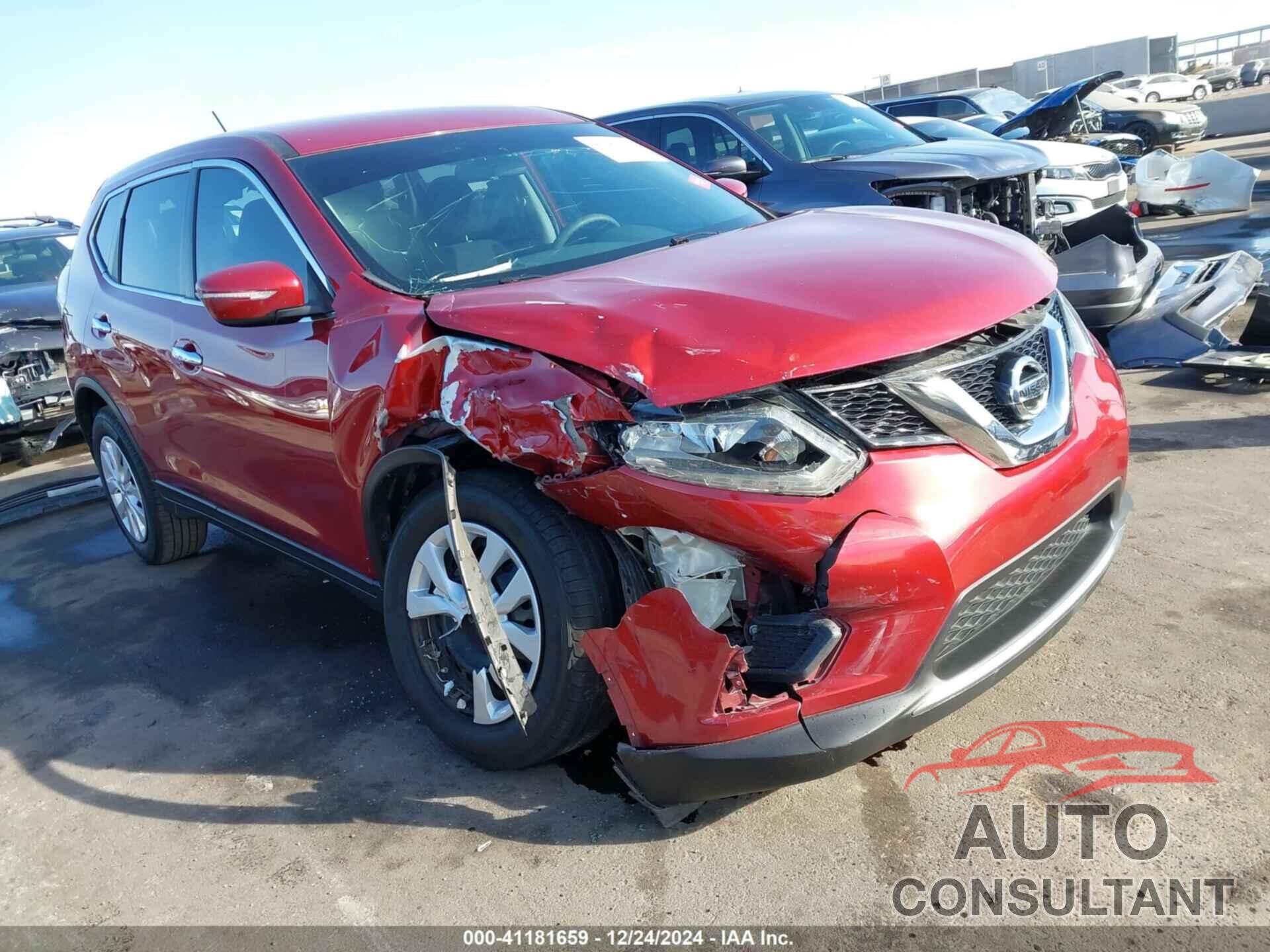 NISSAN ROGUE 2015 - KNMAT2MT1FP549508