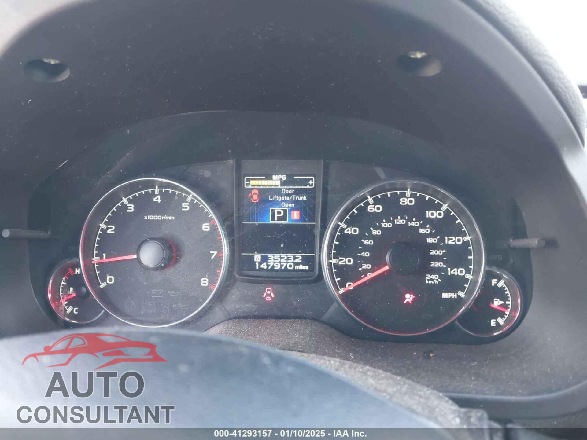 SUBARU OUTBACK 2013 - 4S4BRBSC9D3278980