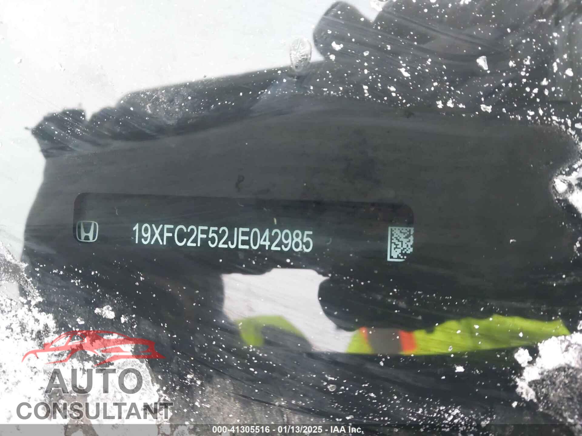 HONDA CIVIC 2018 - 19XFC2F52JE042985