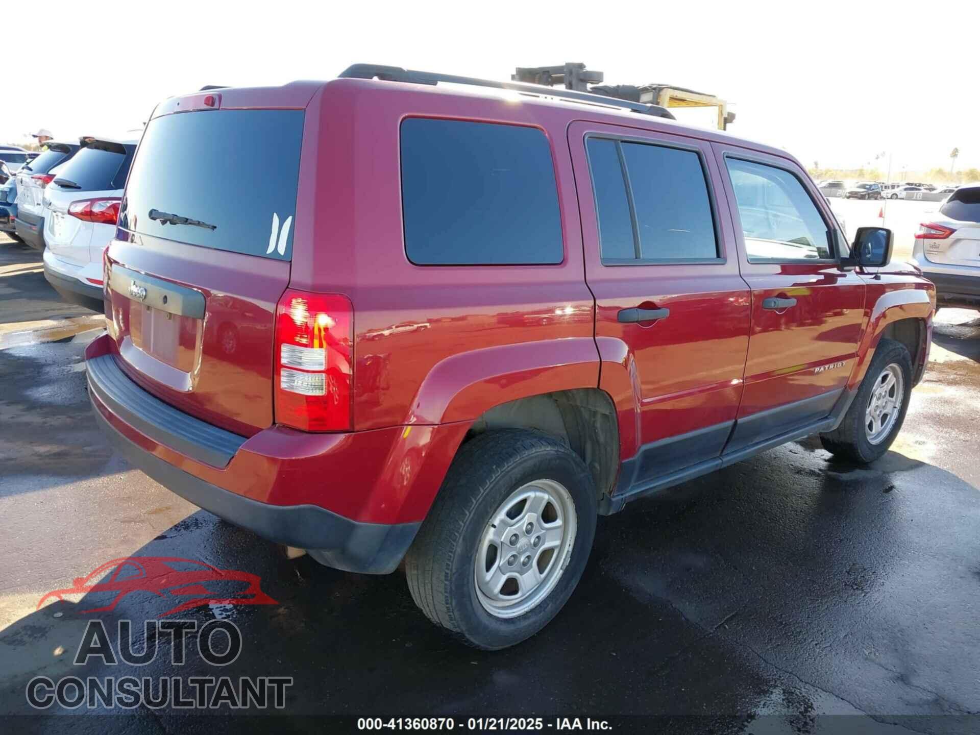 JEEP PATRIOT 2012 - 1C4NJPBB6CD687718