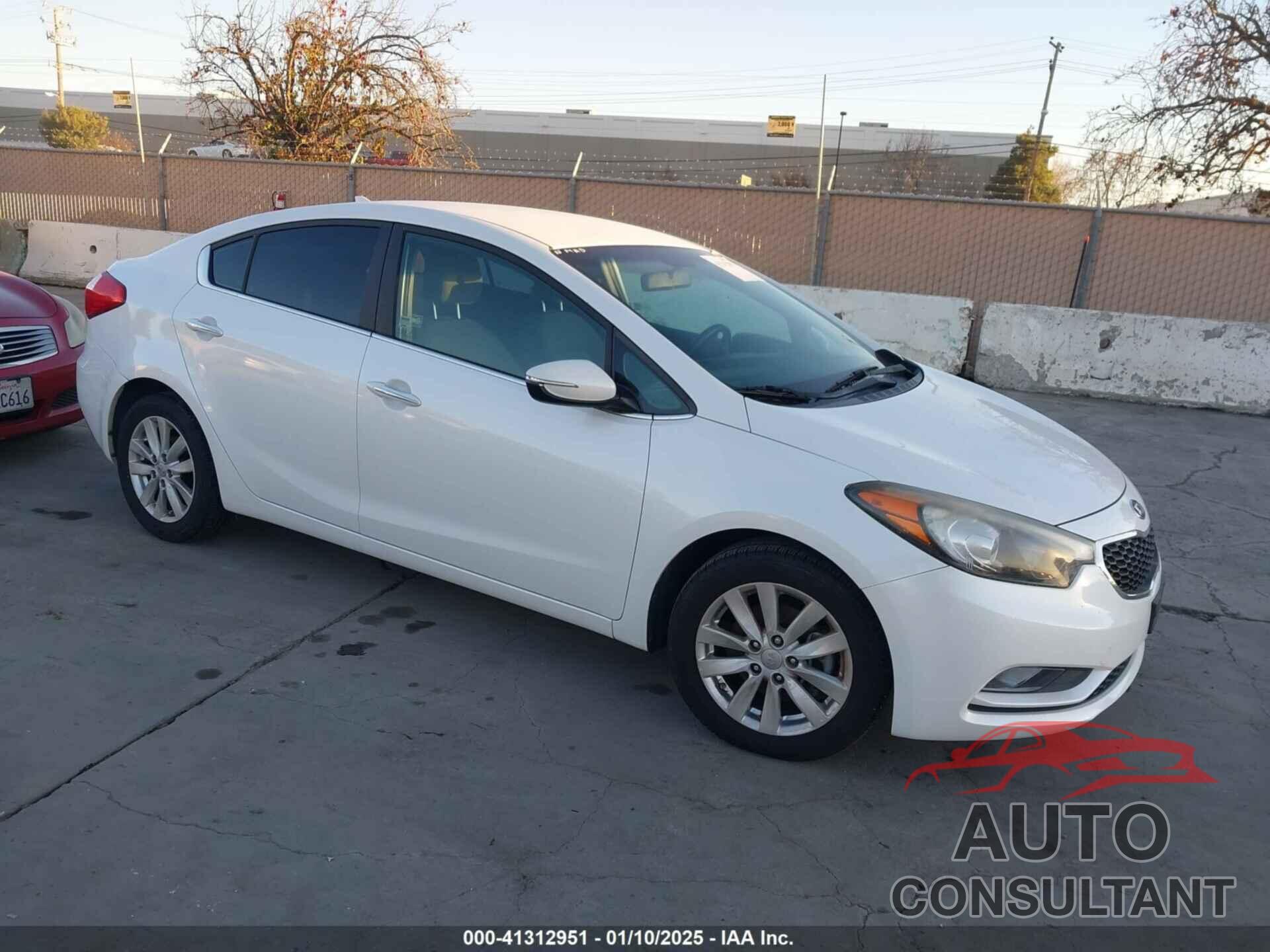 KIA FORTE 2014 - KNAFX4A86E5109541