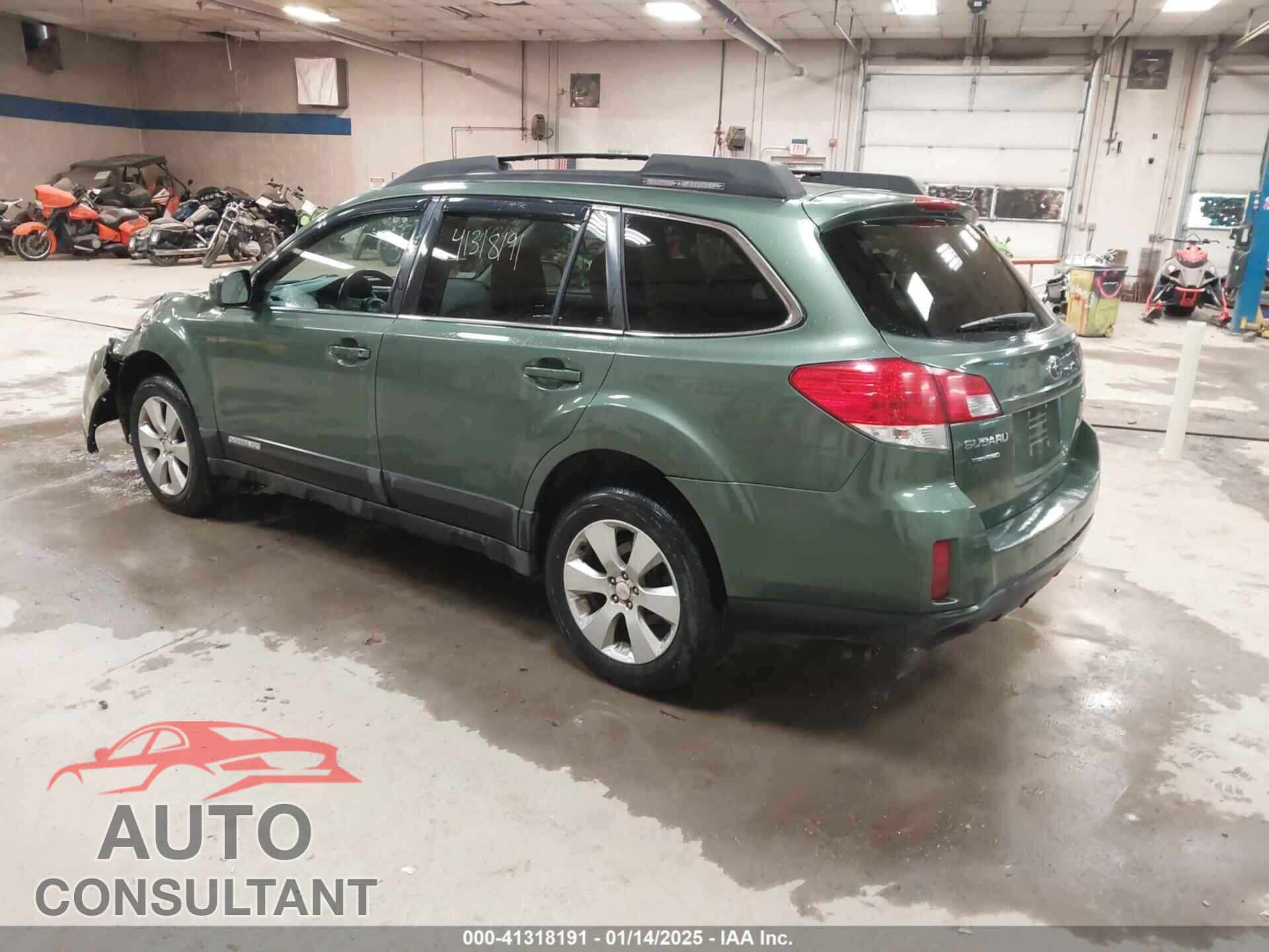 SUBARU OUTBACK 2010 - 4S4BRBKC6A3372097