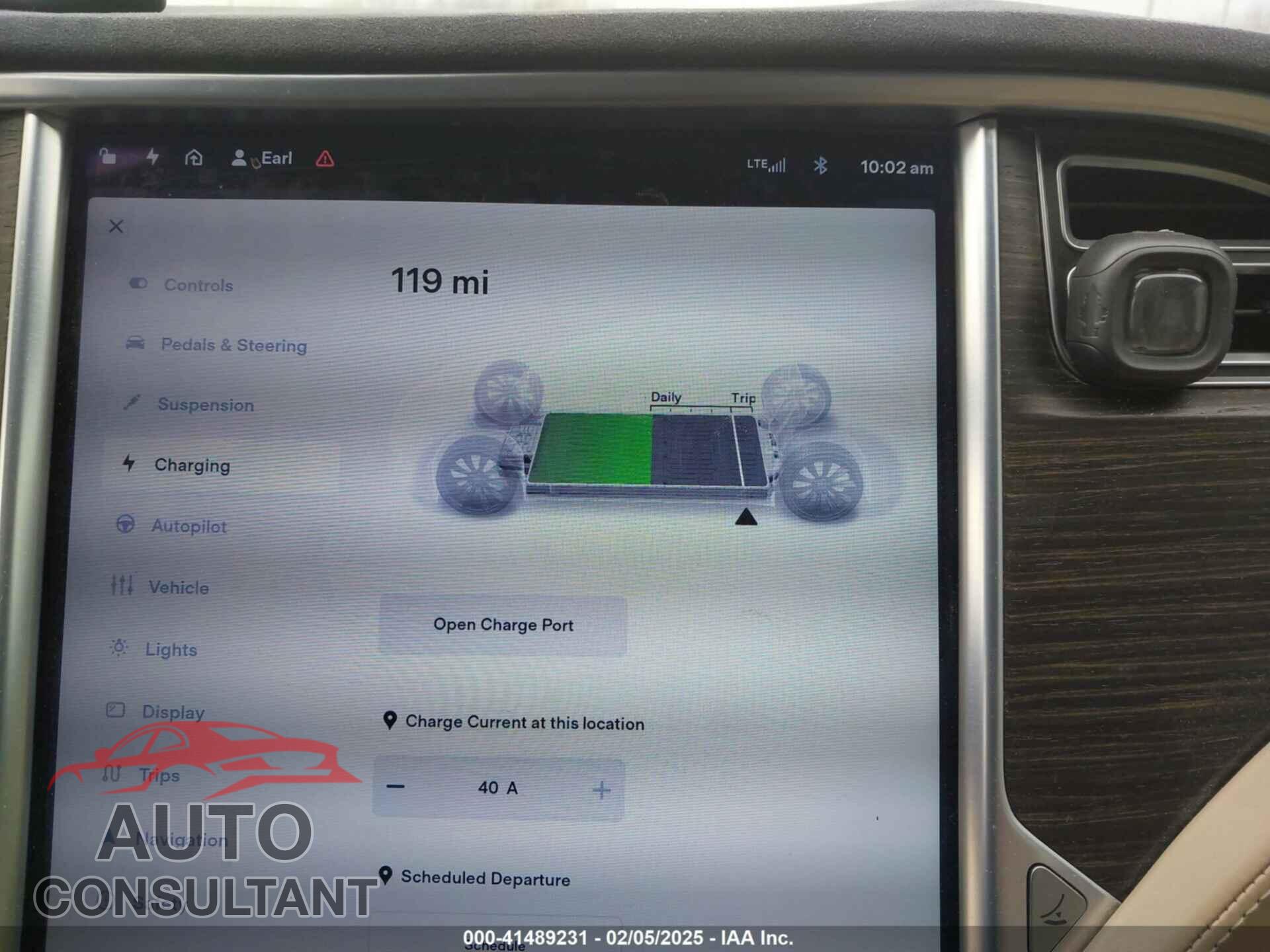 TESLA MODEL S 2015 - 5YJSA1E23FF118463