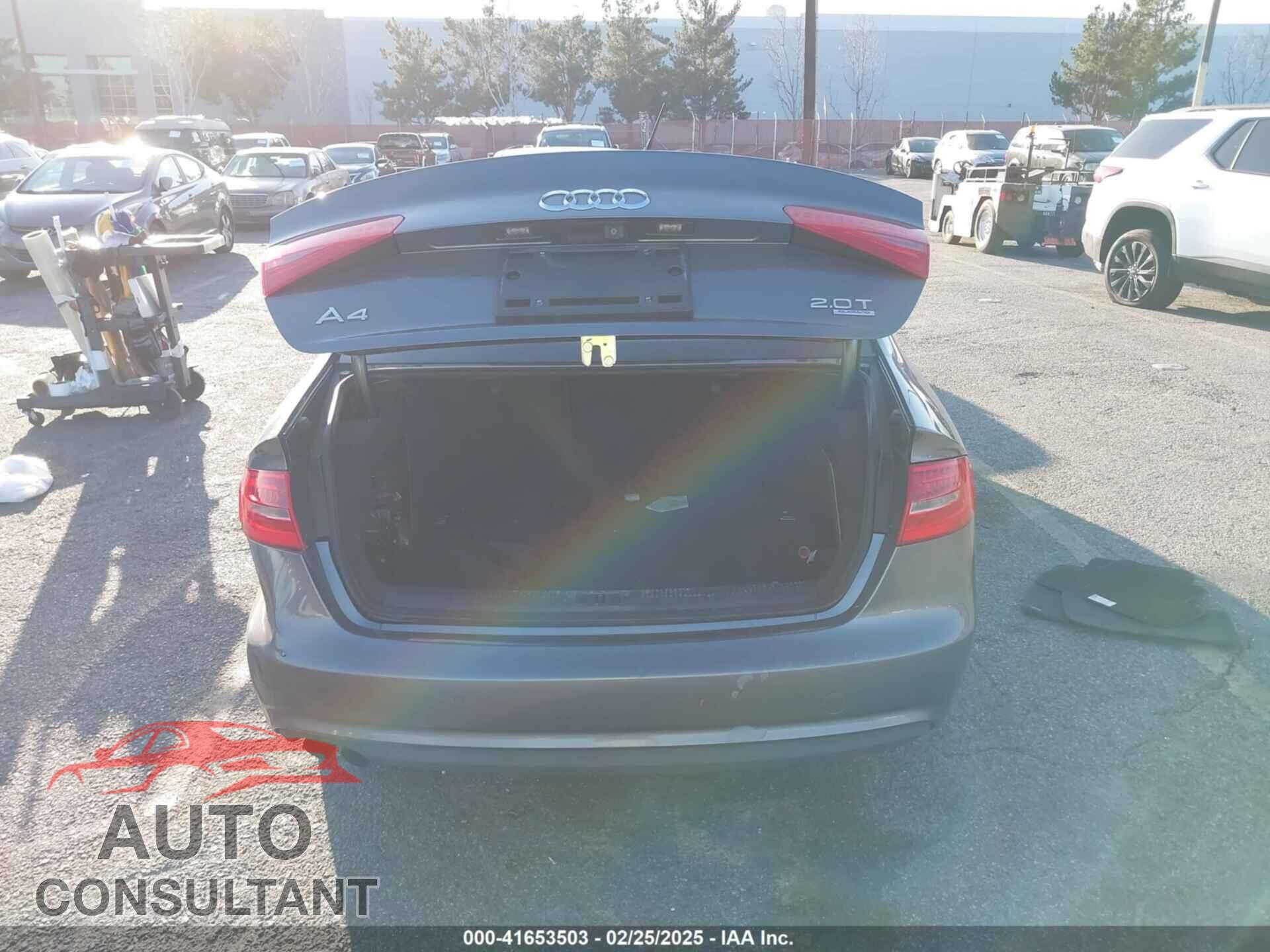 AUDI A4 2013 - WAUKFAFL8DN026009