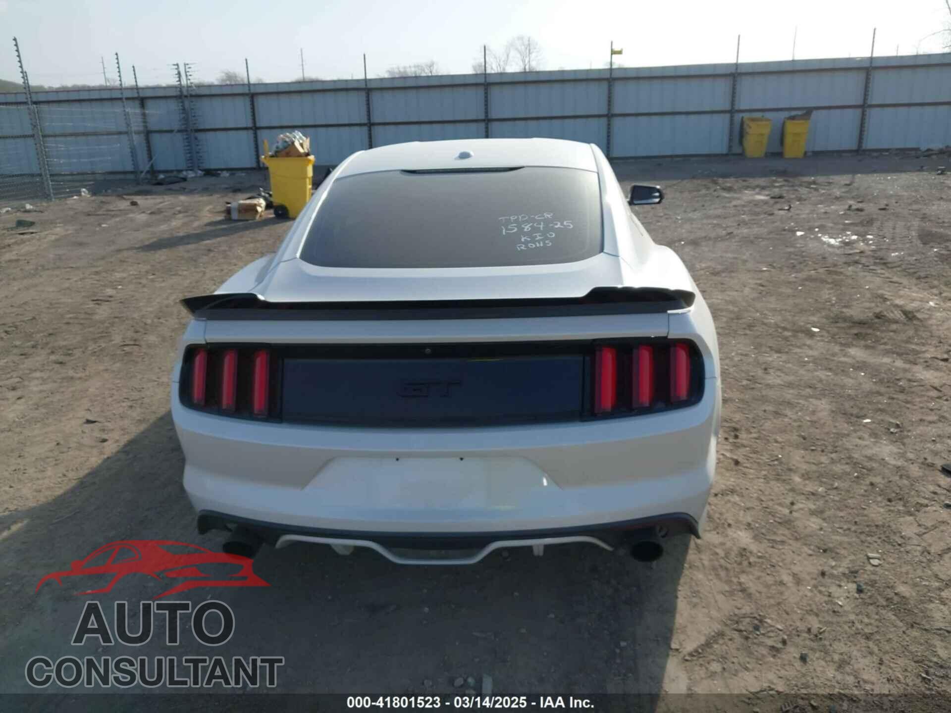 FORD MUSTANG 2017 - 1FA6P8CF9H5343379
