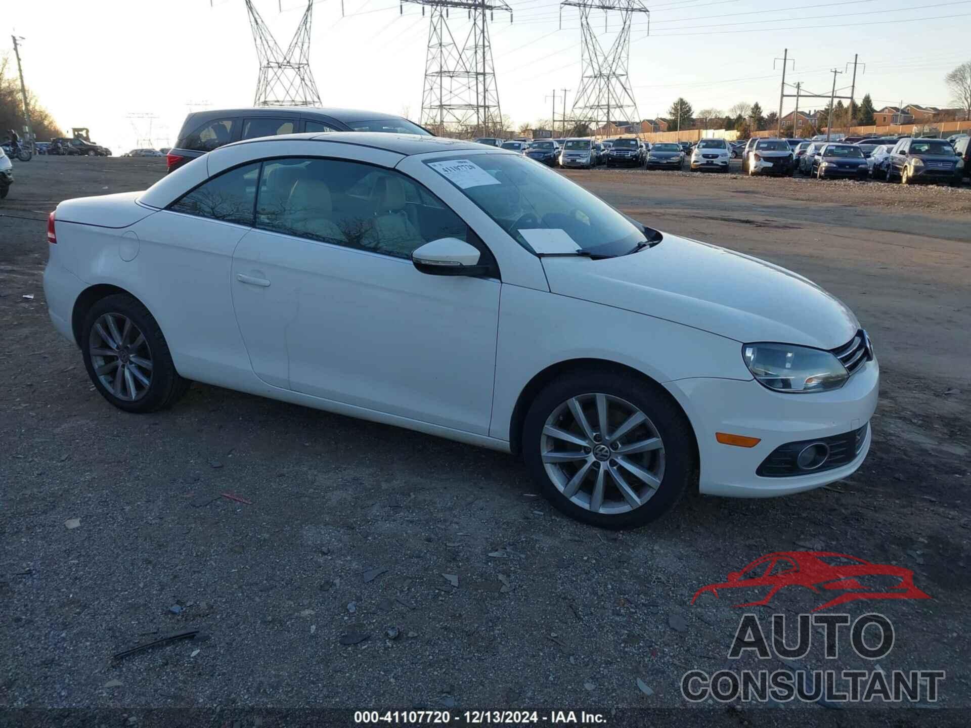 VOLKSWAGEN EOS 2012 - WVWBW7AH7CV012318