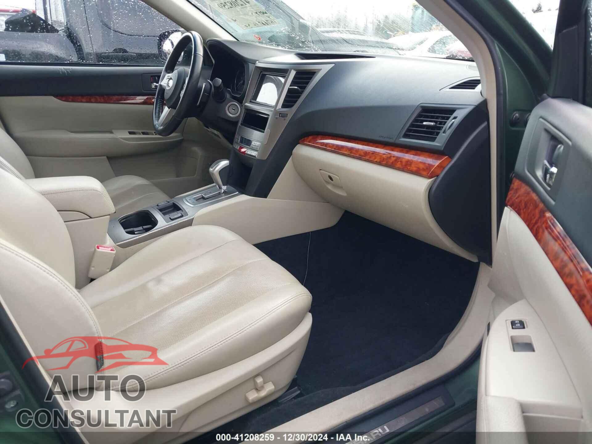 SUBARU OUTBACK 2010 - 4S4BRBLC0A3362583
