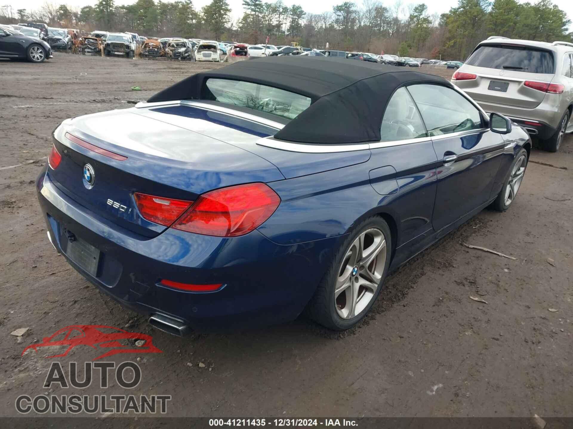 BMW 650I 2012 - WBALZ3C59CDL72605