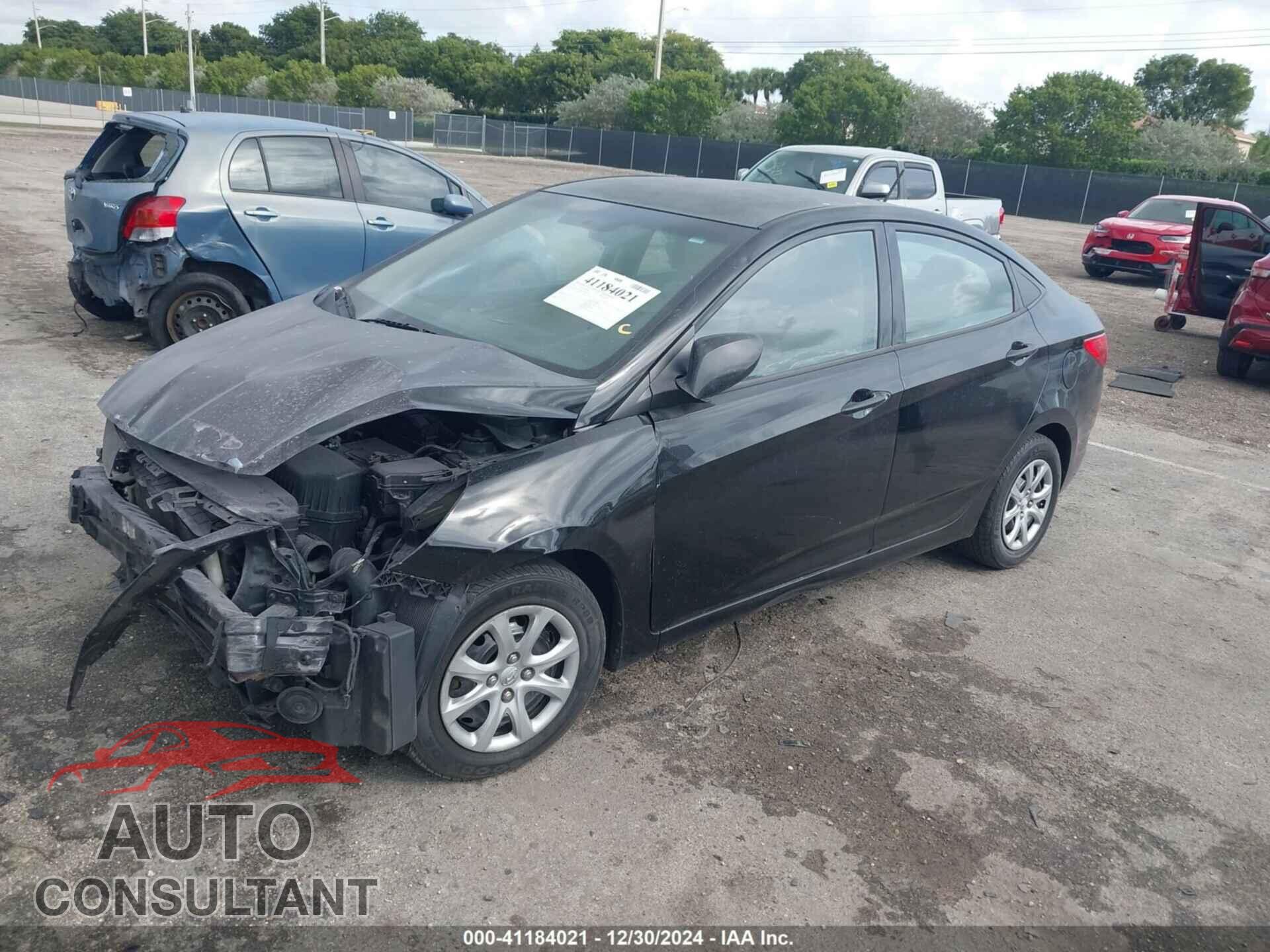 HYUNDAI ACCENT 2012 - KMHCT4AE8CU039143
