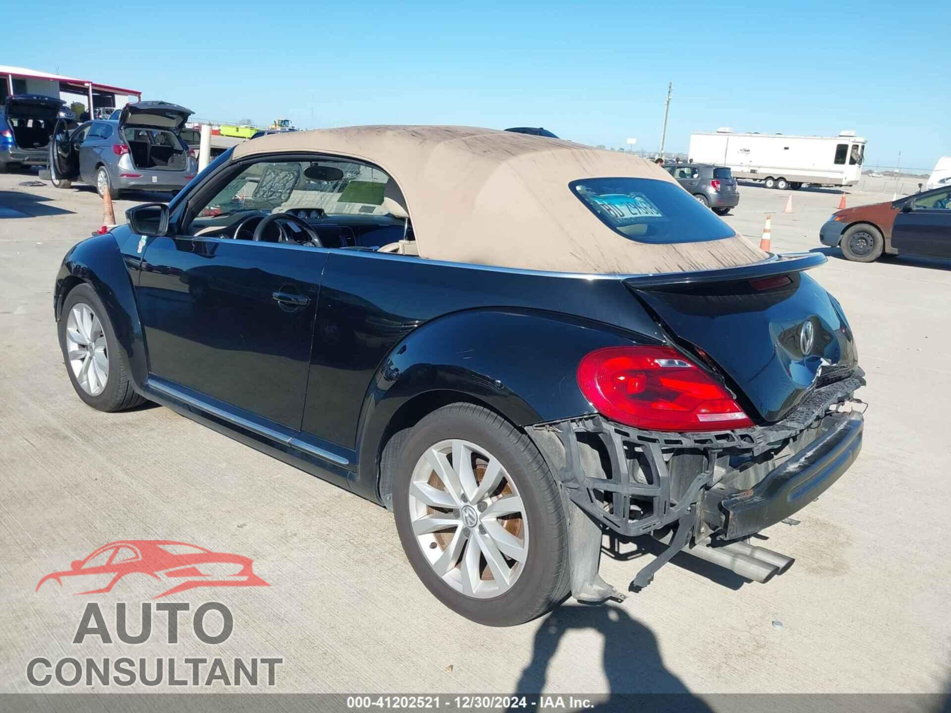 VOLKSWAGEN BEETLE 2013 - 3VW5L7AT4DM818085