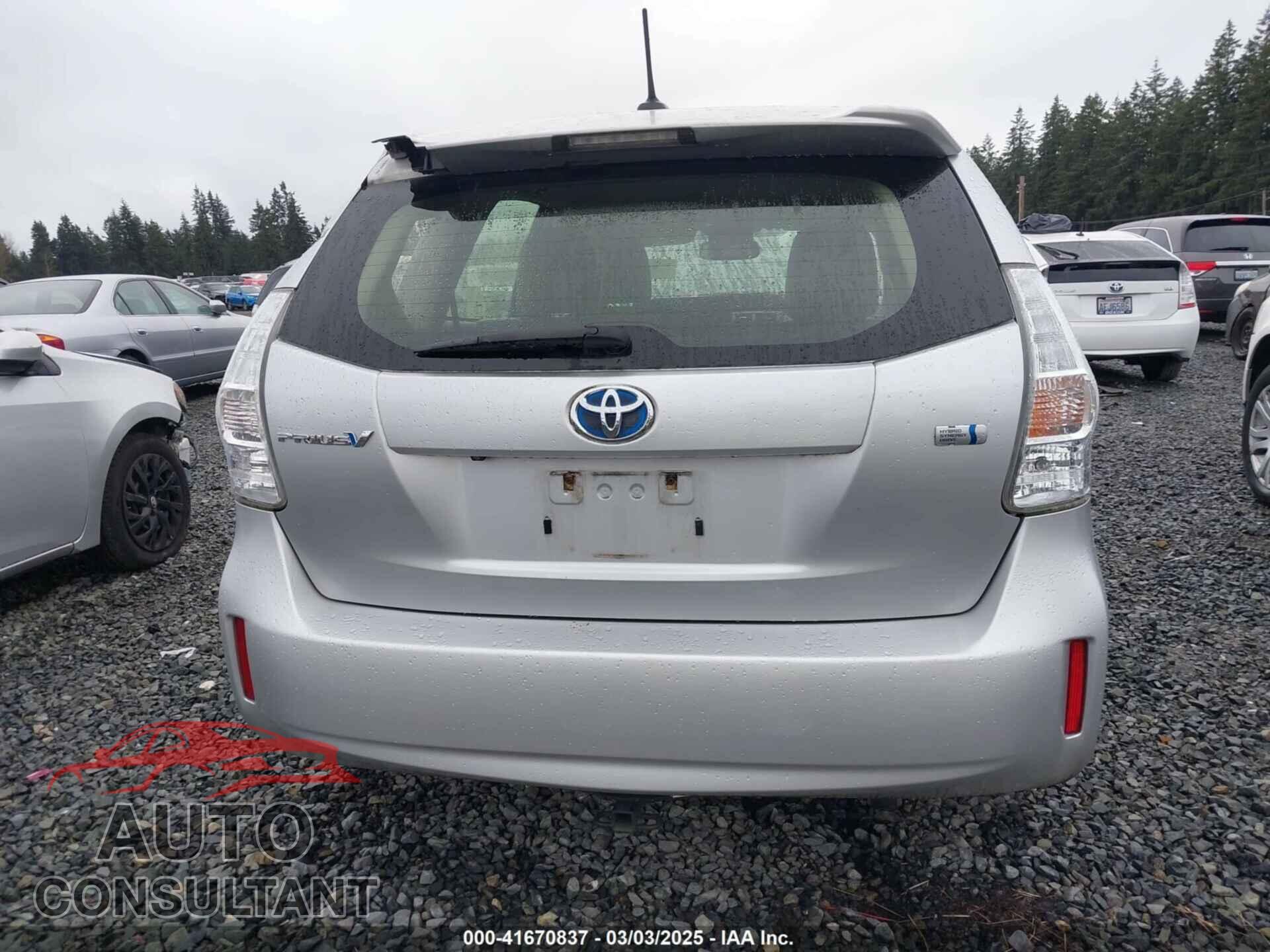 TOYOTA PRIUS V 2012 - JTDZN3EU9C3080360