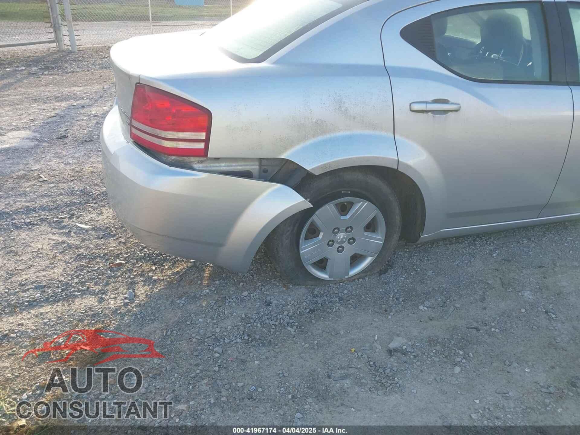DODGE AVENGER 2010 - 1B3CC4FB8AN117741
